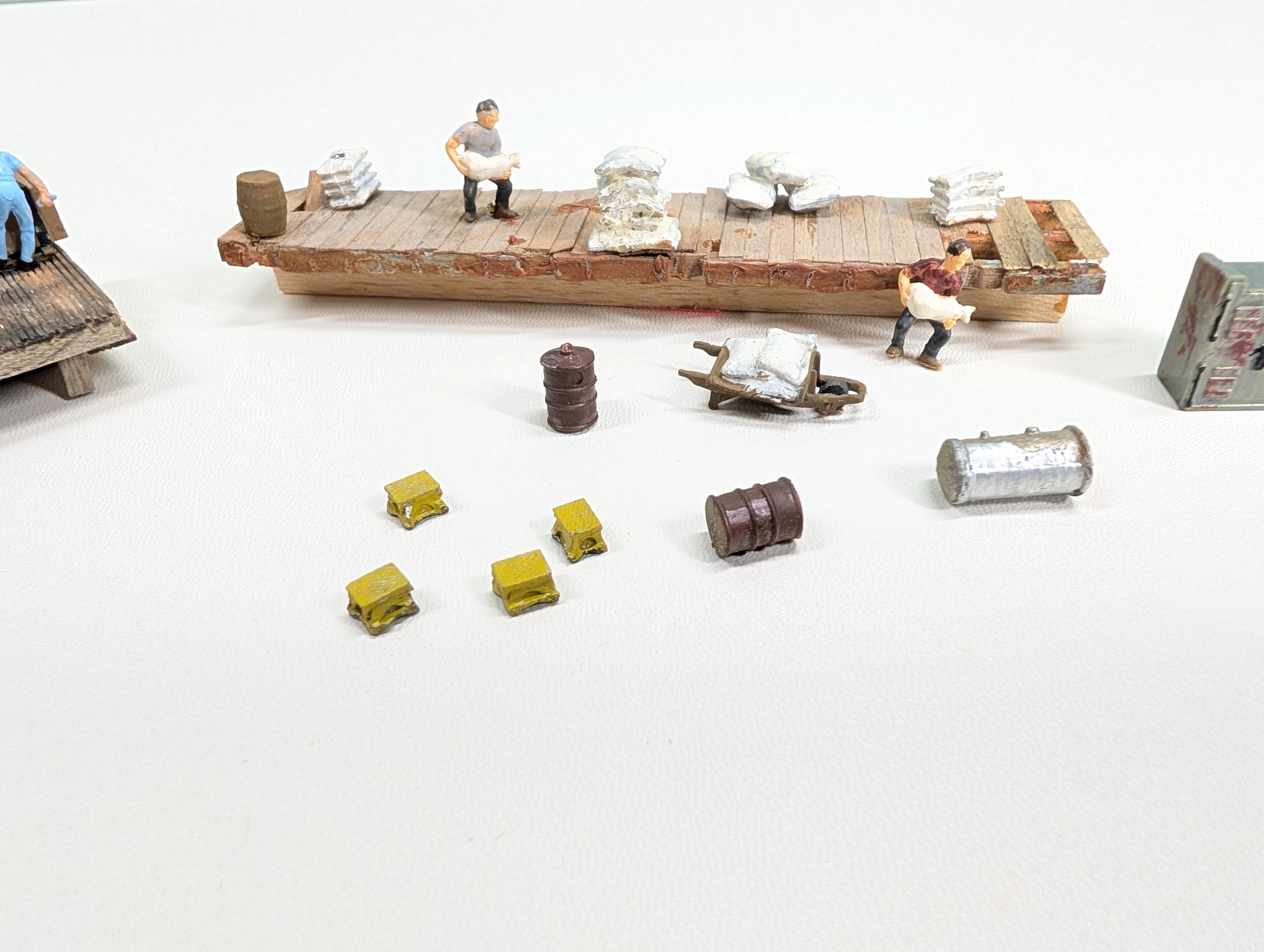 USED HO Scale Trackside Structures w/ Details, Custom
