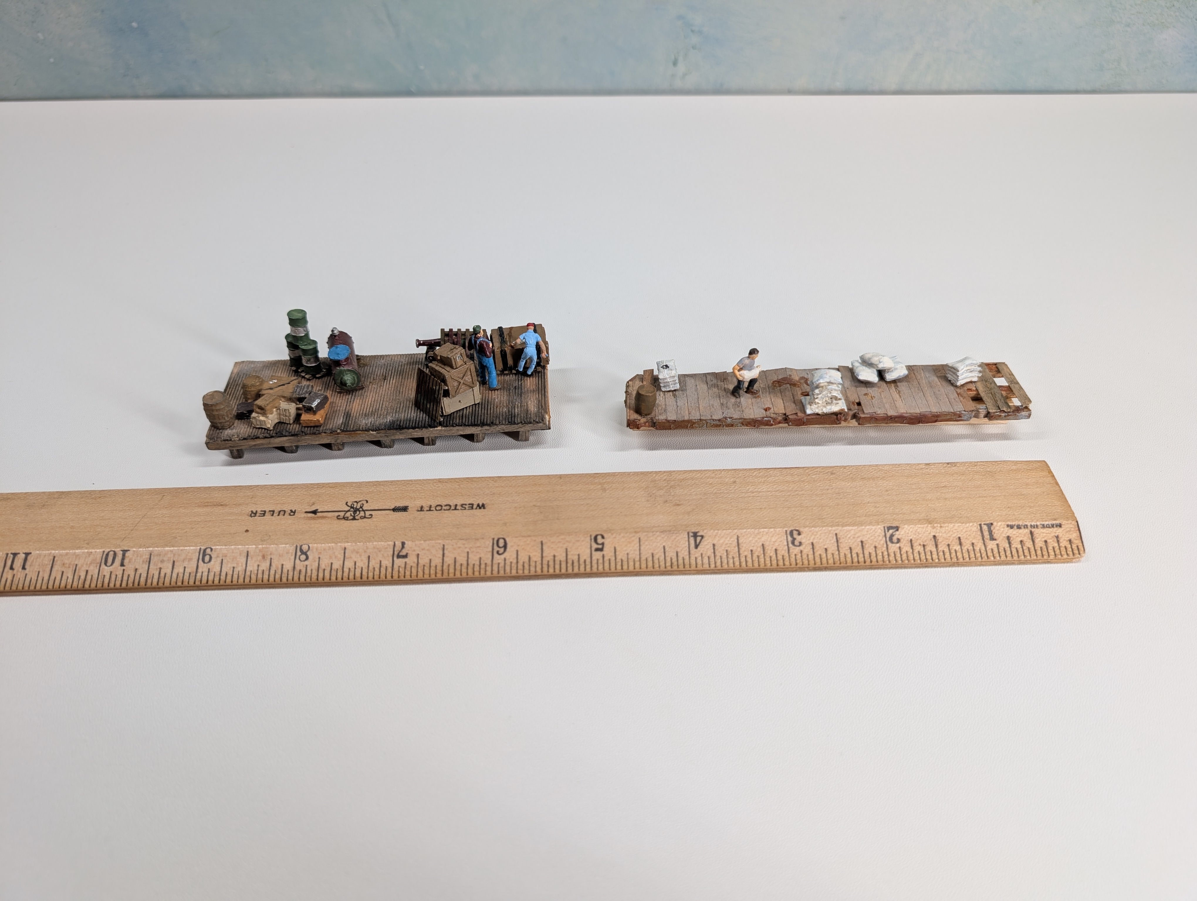 USED HO Scale Trackside Structures w/ Details, Custom