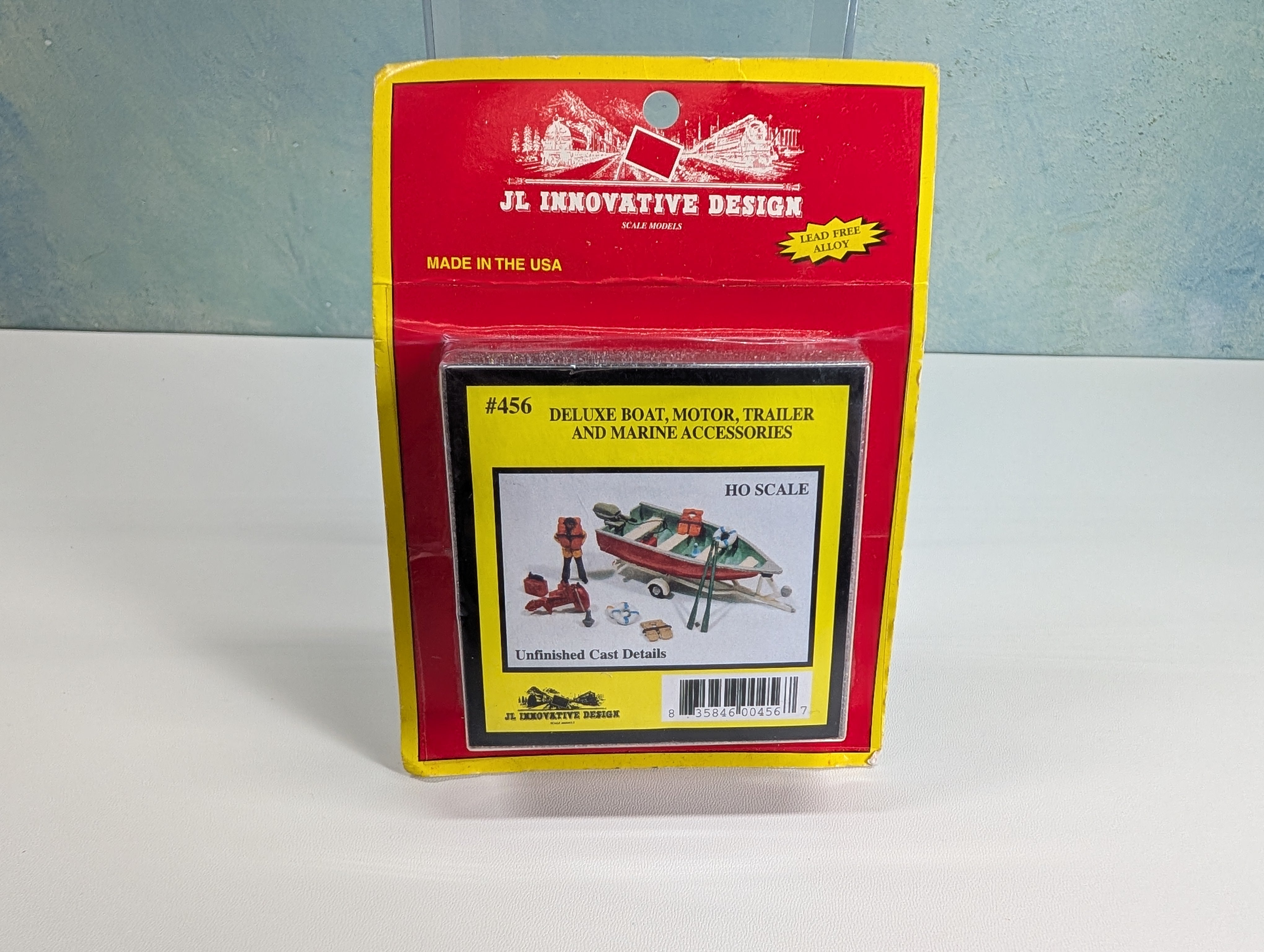 JL Innovative 456 HO Scale Deluxe Boat, Motor, Trailer & Marine Accessories