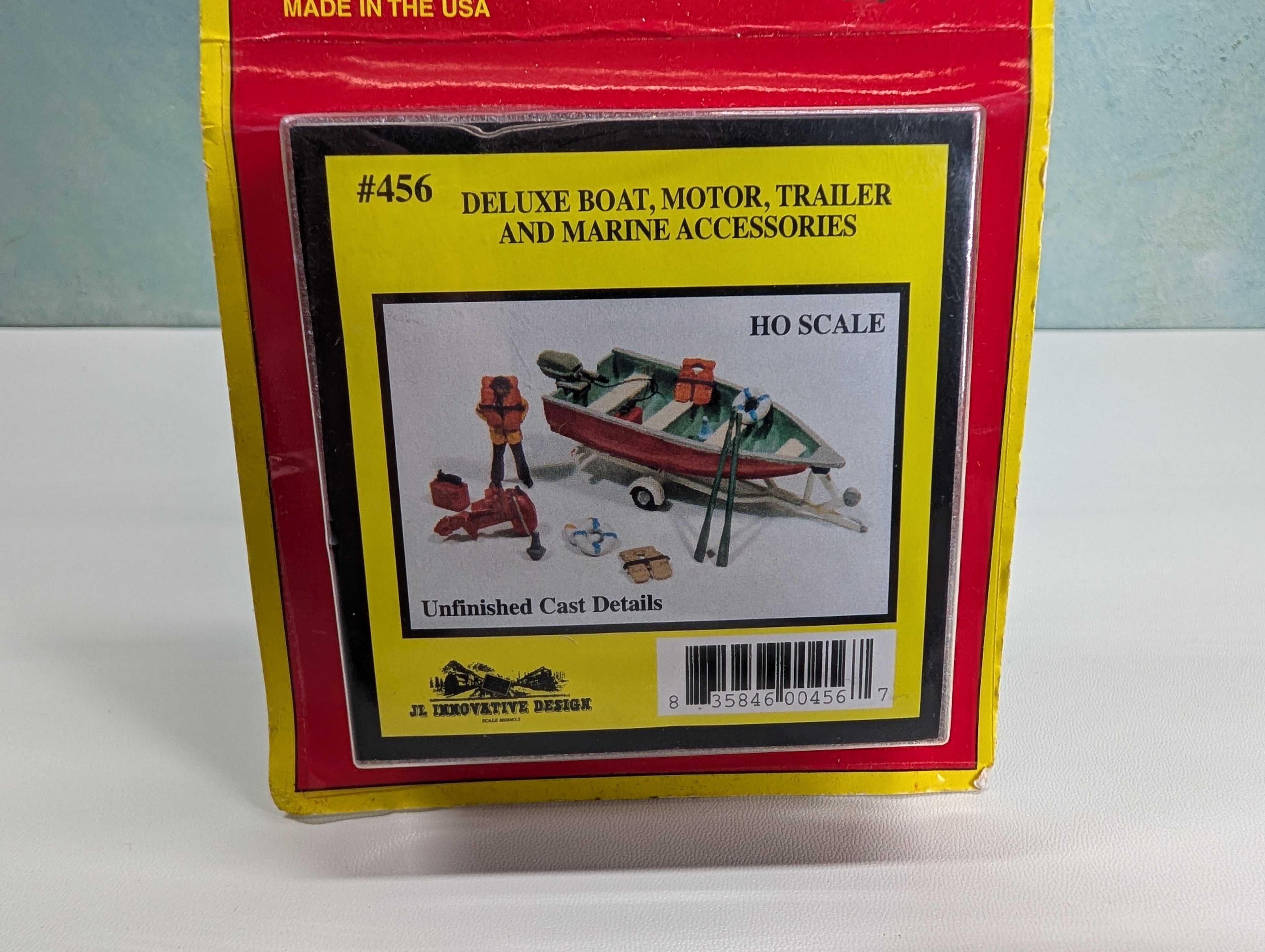 JL Innovative 456 HO Scale Deluxe Boat, Motor, Trailer & Marine Accessories
