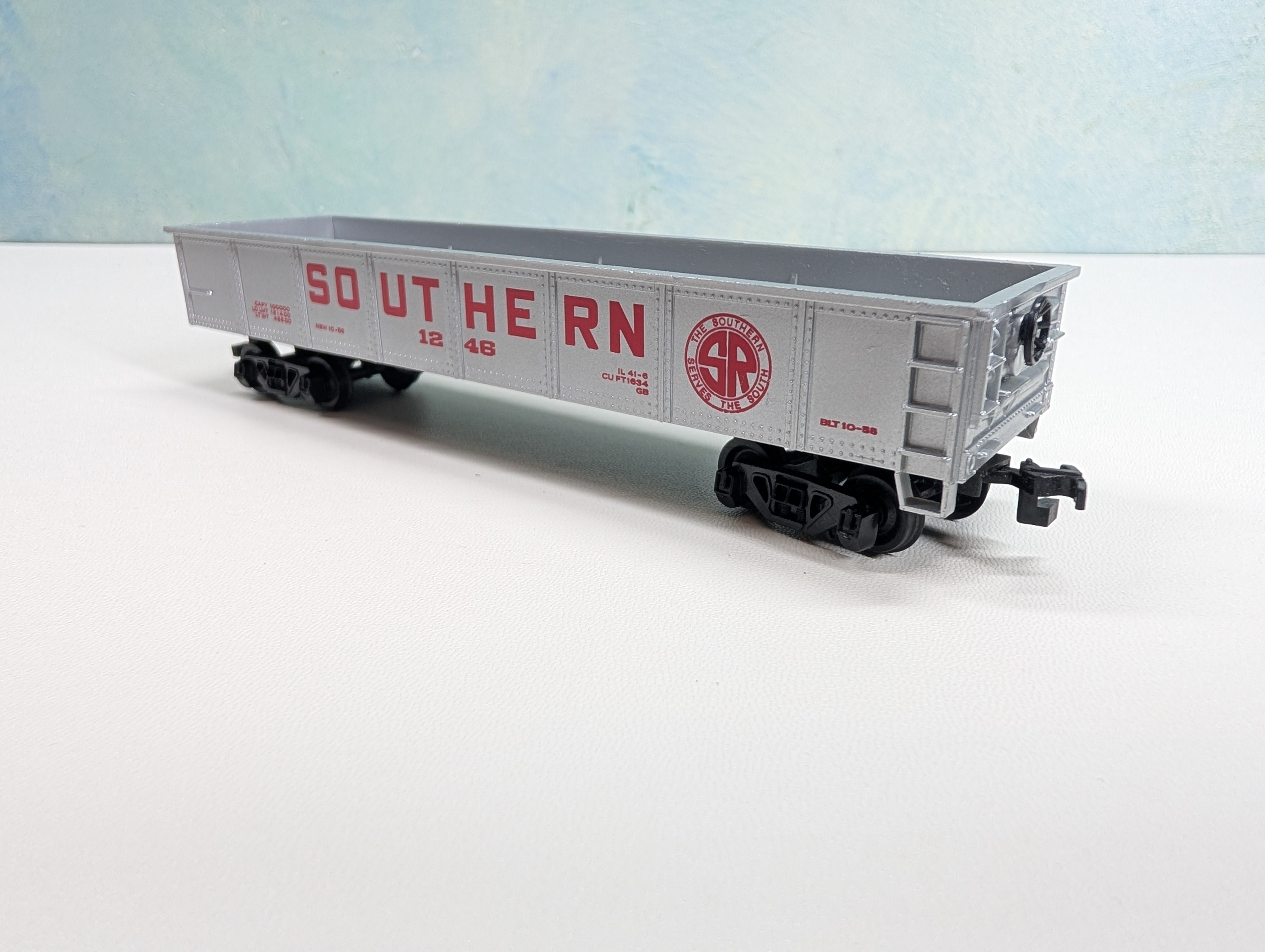 USED Bachmann HO Scale 40' Gondola Southern #1246