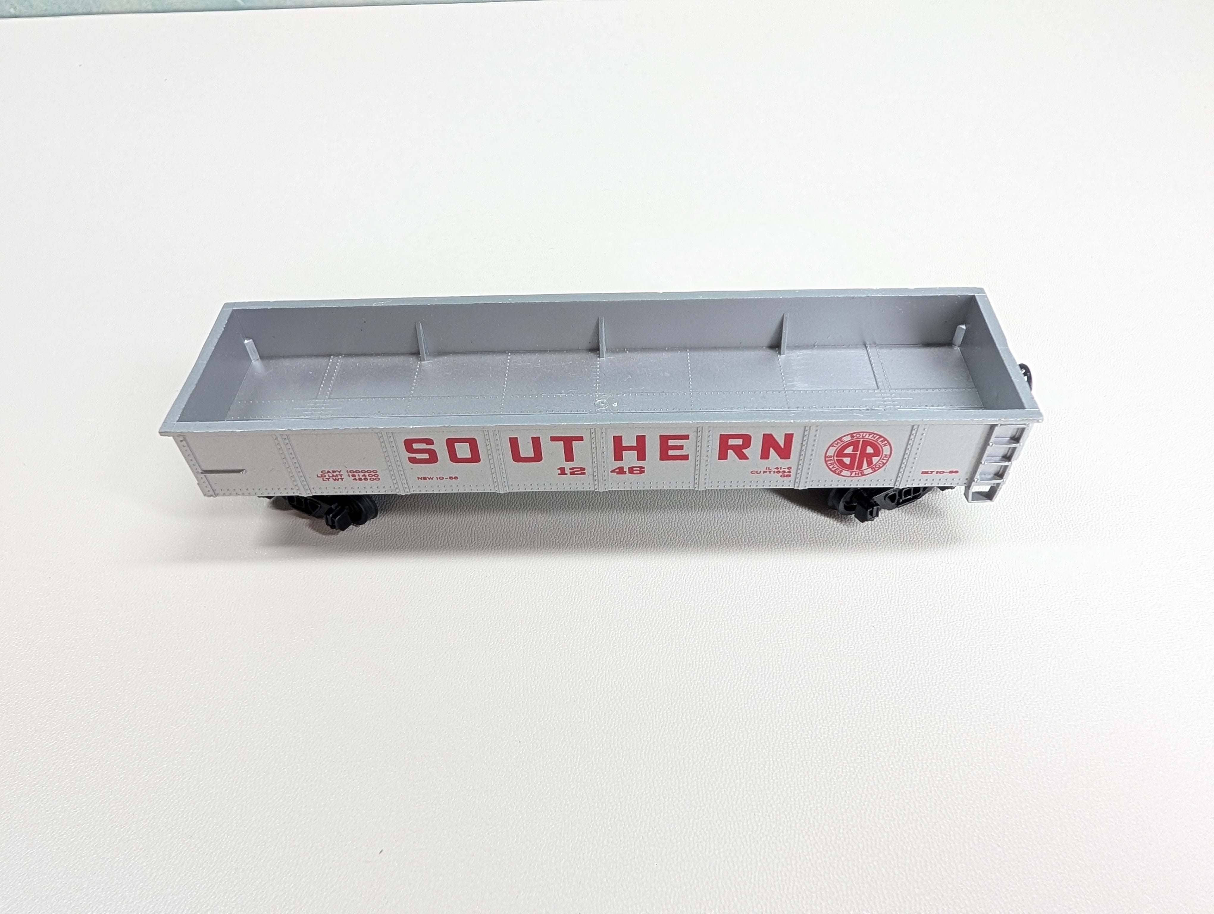 USED Bachmann HO Scale 40' Gondola Southern #1246
