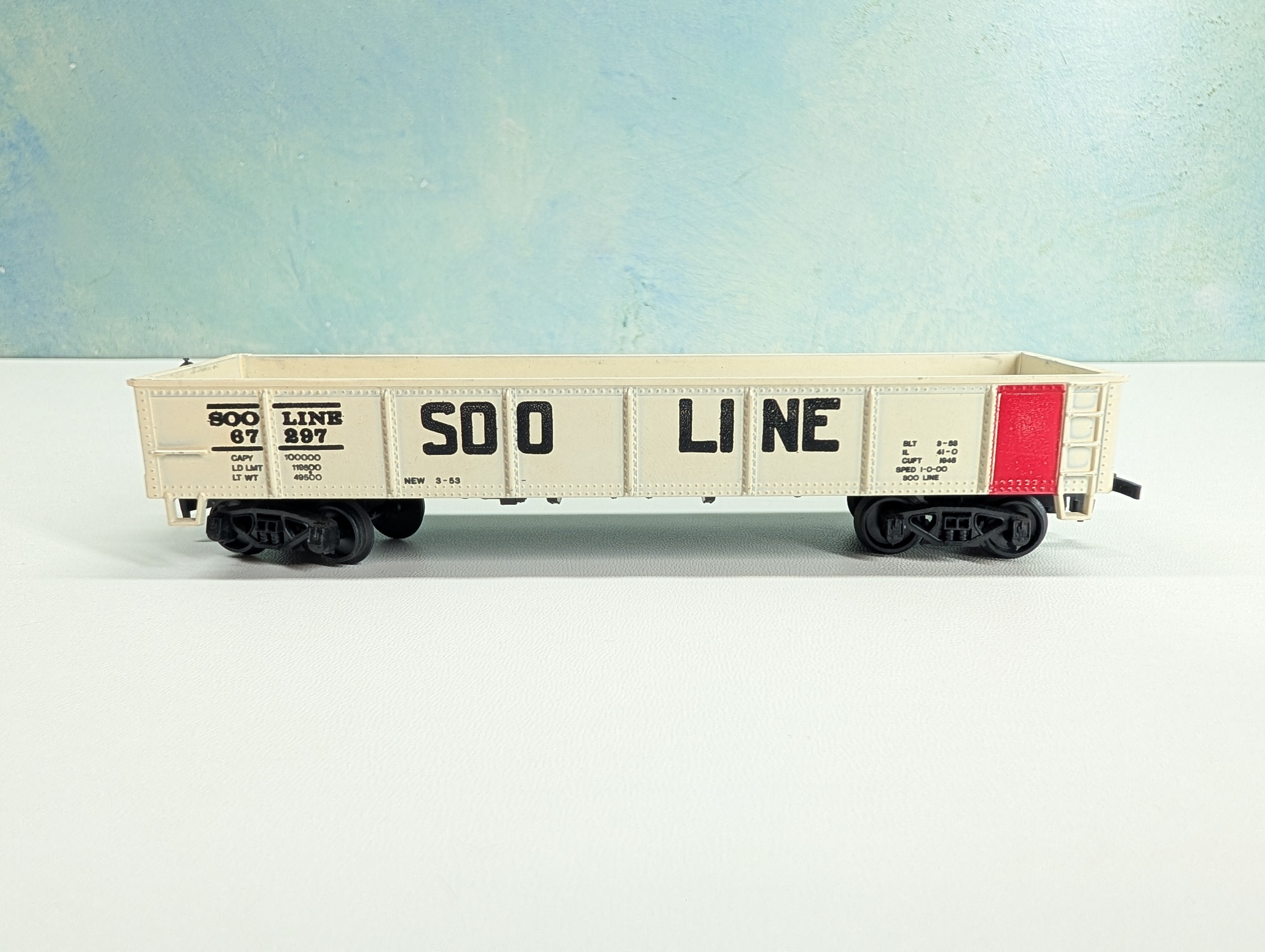 USED AHM HO Scale 40' Gondola Soo Line #67297