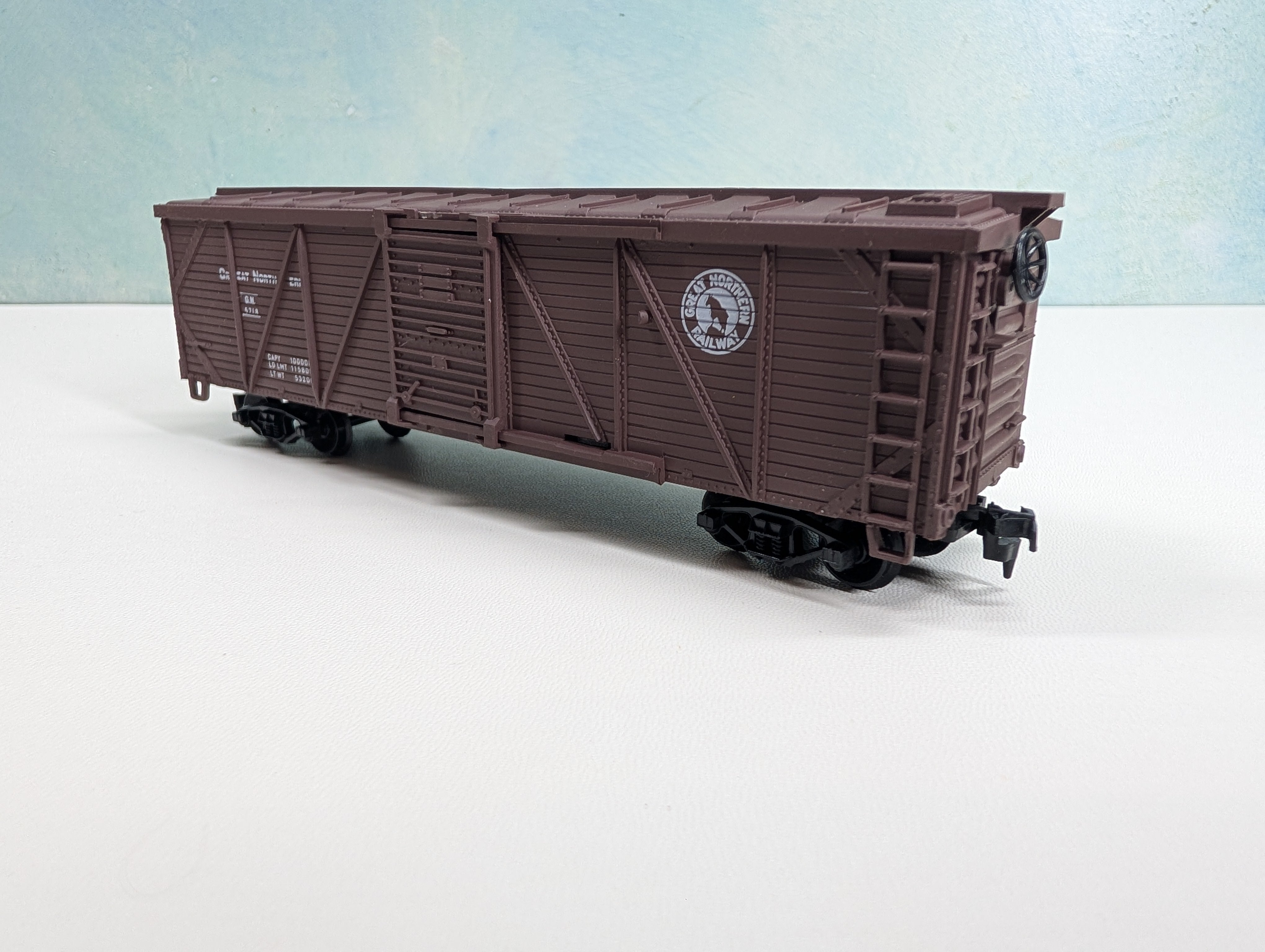 USED Life-Like HO Scale 40' Wooden OB Box Car Great Northern GN #5718