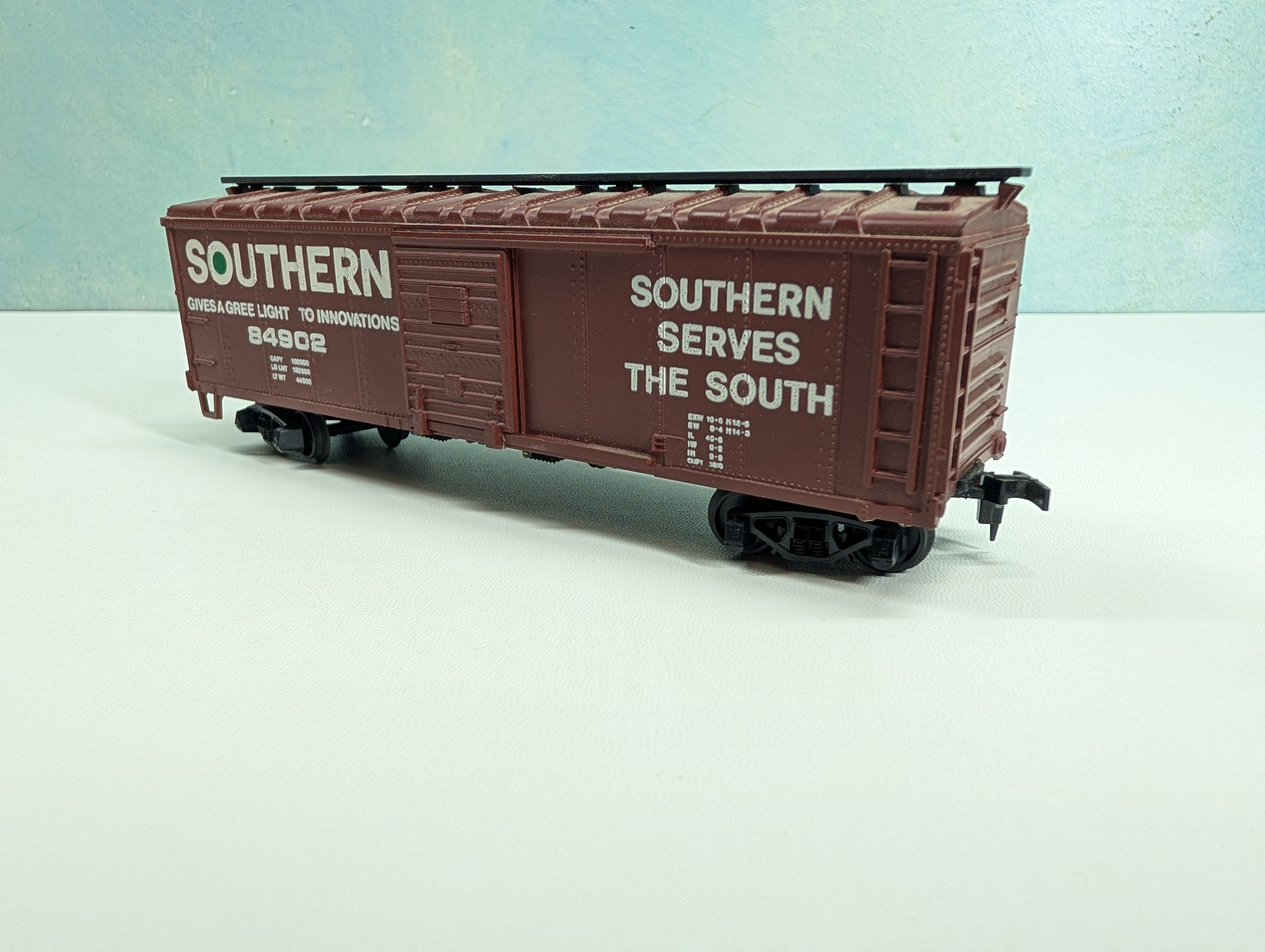 USED AHM HO Scale 41' Steel Box Car Southern #84902