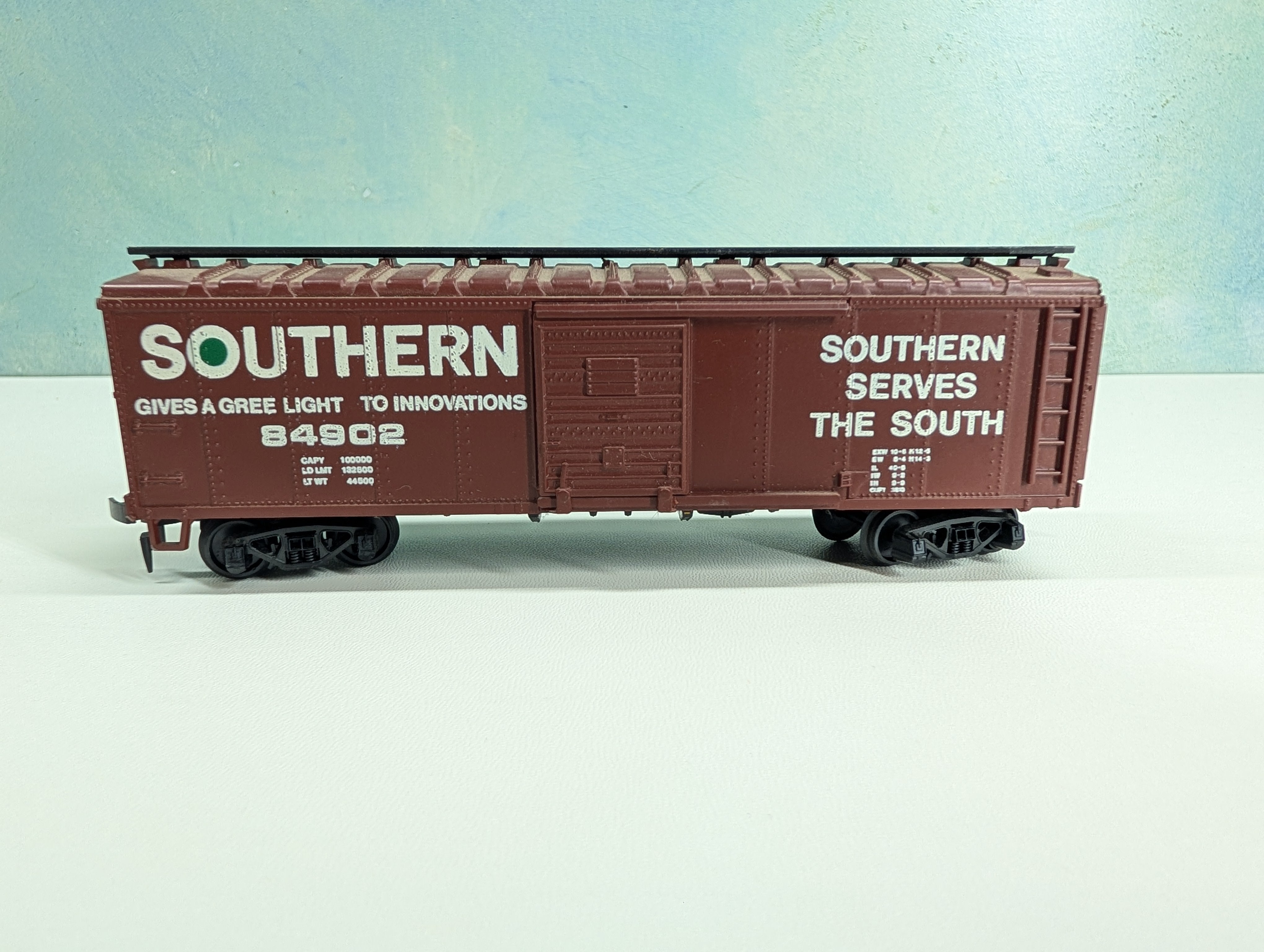 USED AHM HO Scale 41' Steel Box Car Southern #84902
