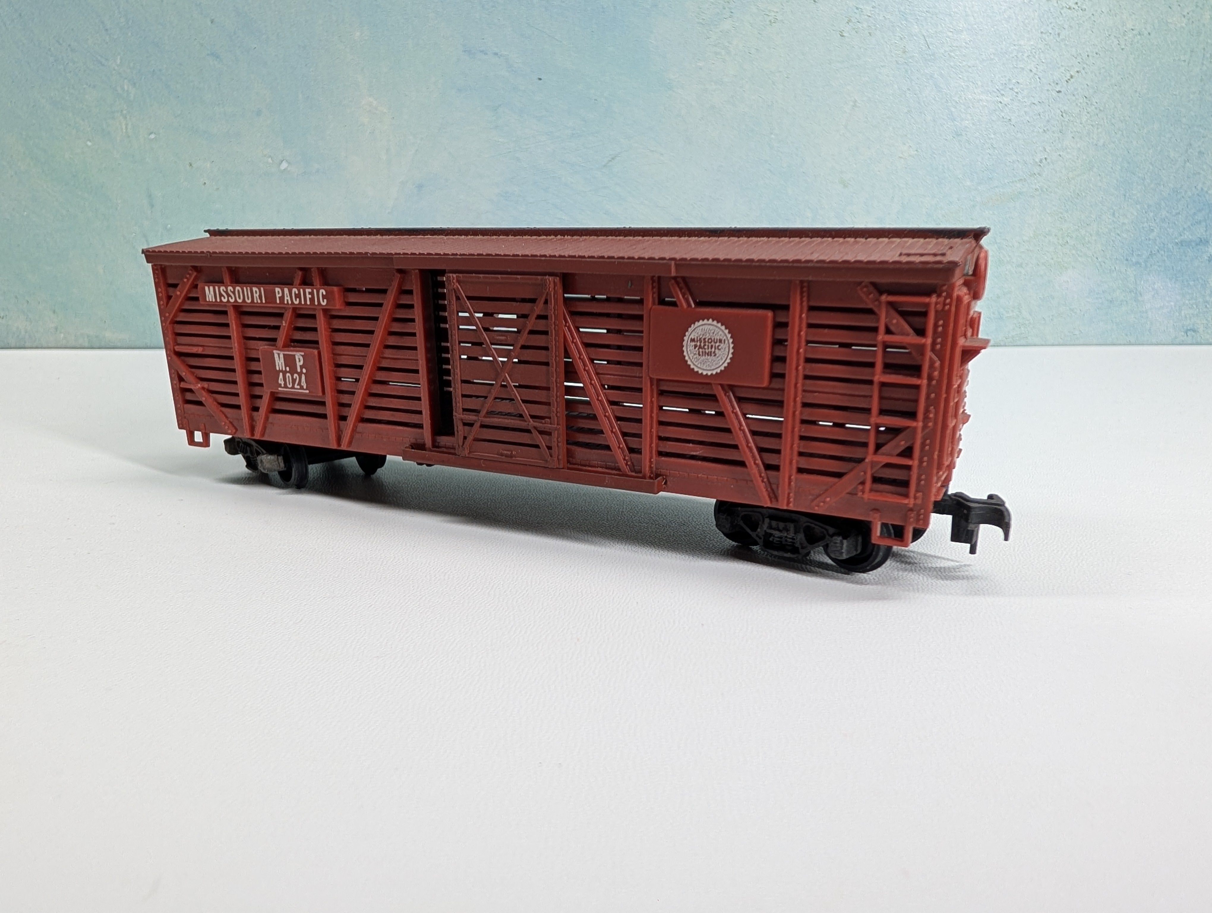 USED Revell HO Scale Cattlestock Car Missouri Pacific MP #4024