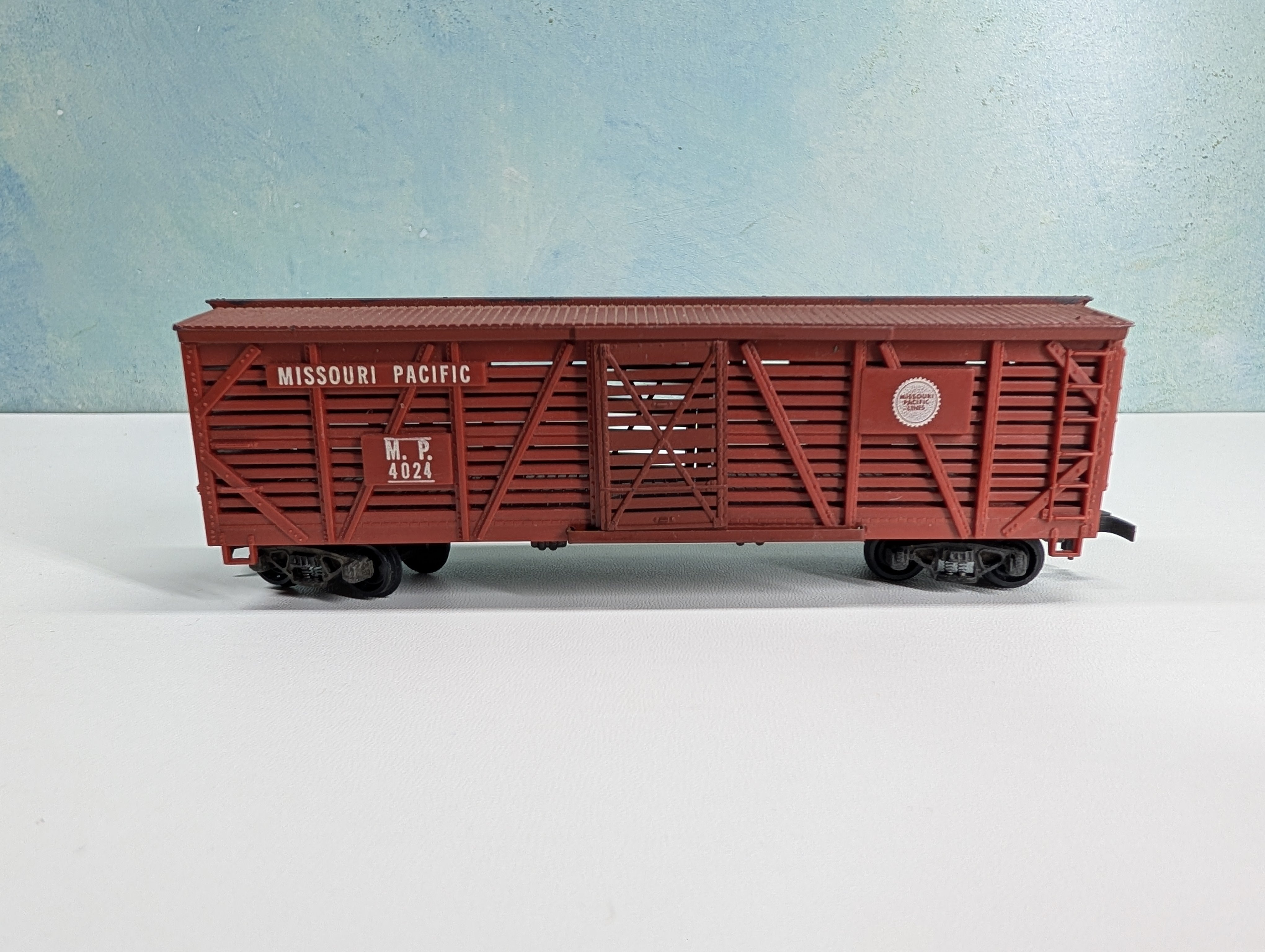 USED Revell HO Scale Cattlestock Car Missouri Pacific MP #4024