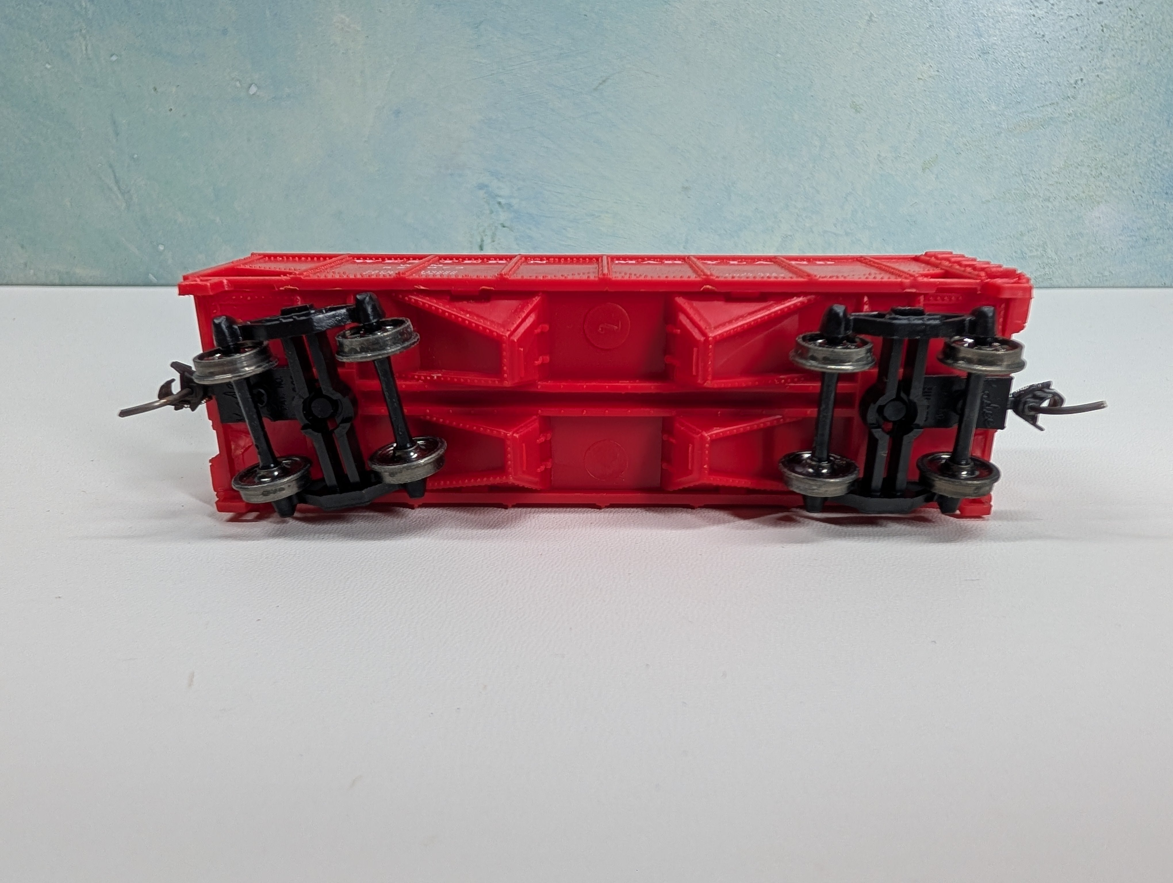 USED Model Power HO Scale 2 Bay Hopper Western Maryland WM #52073 Metal Wheels