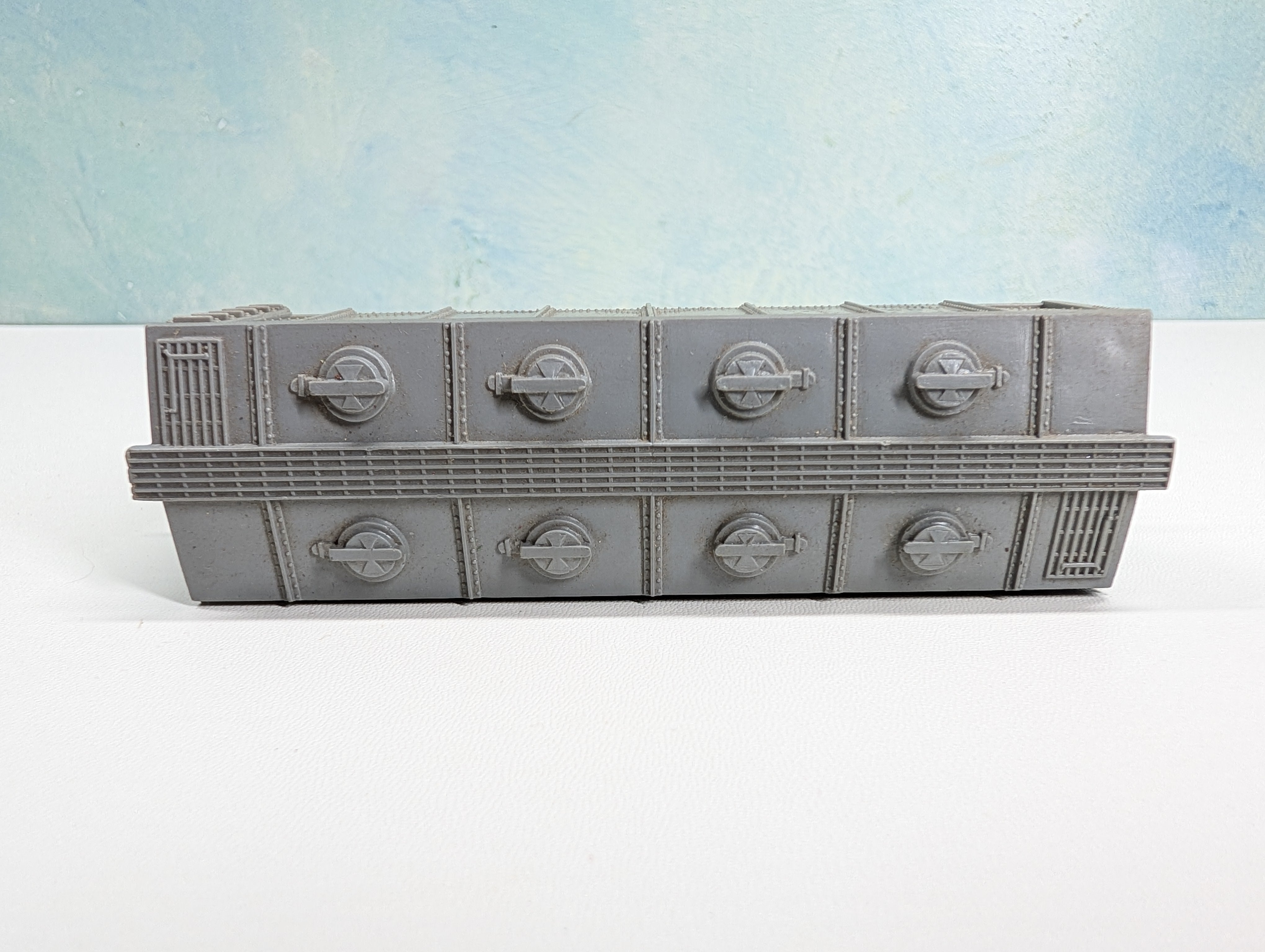 USED Marx HO Scale 2 Bay Covered Hopper Lehigh Portland Cement LPCX #109