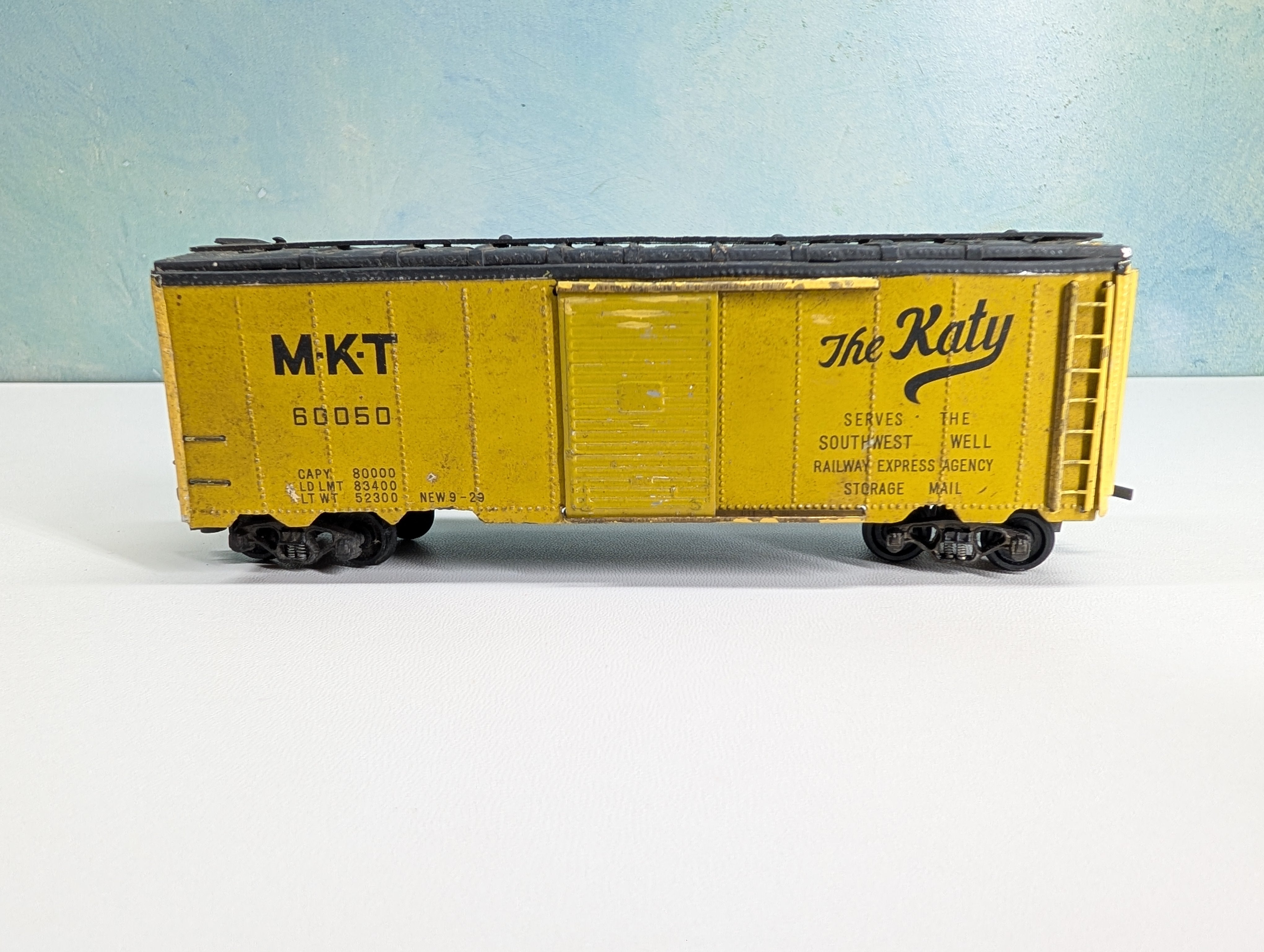 USED HO Scale Metal Wood Built 40' Box Car MKT #60050