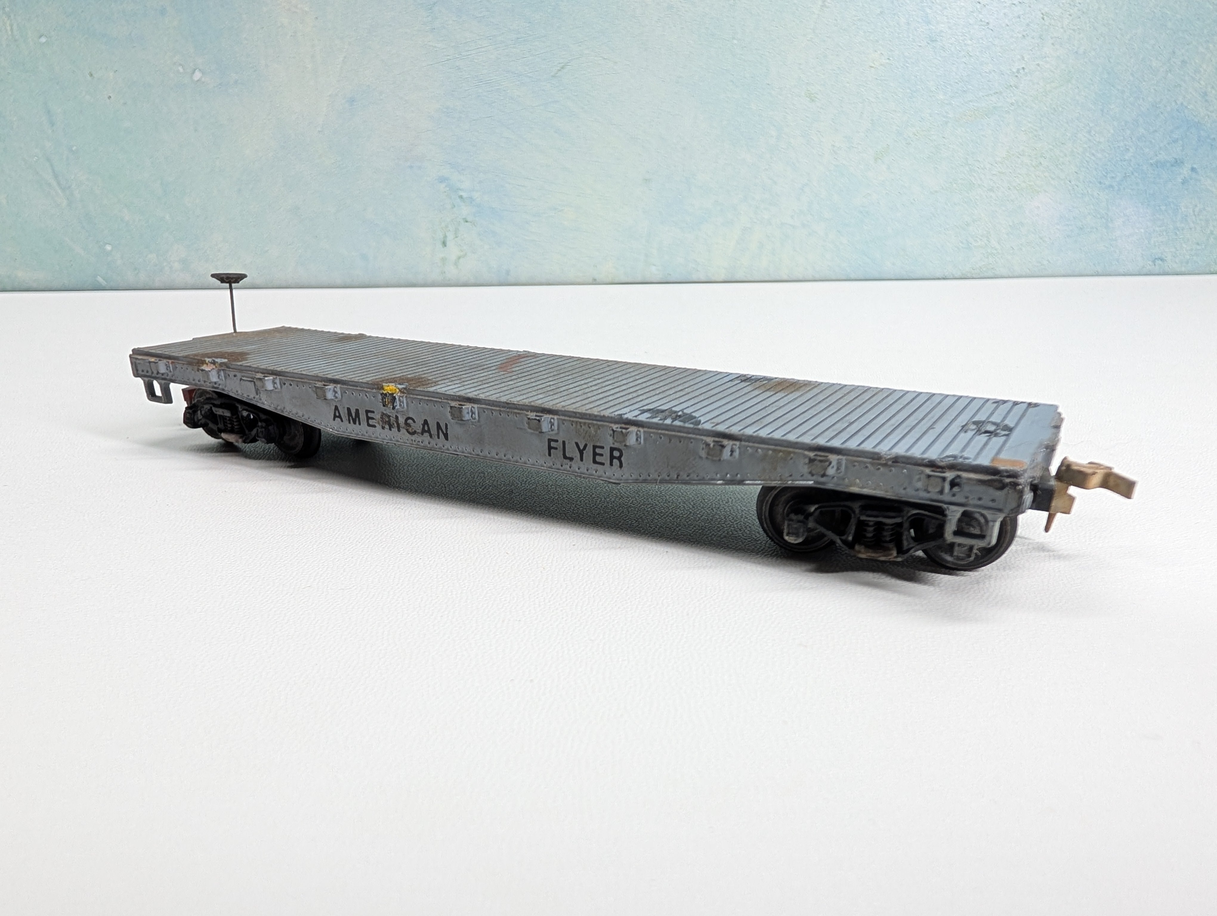 USED Mantua HO Scale Custom American Flyer 40' Flat Car