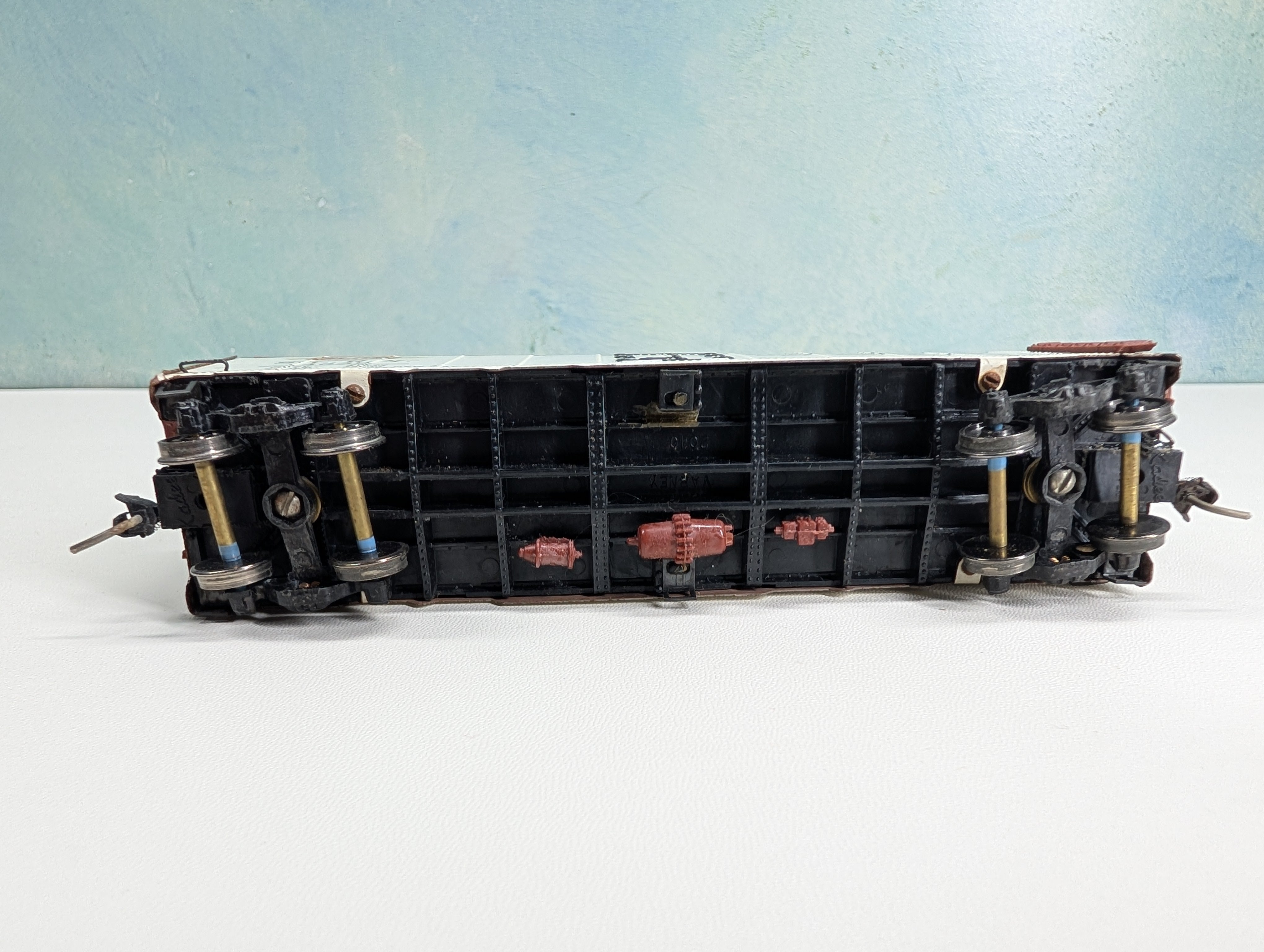 USED Varney HO Scale 42' Reefer Box Car St Louis Refrigerator SLRX #4539 Metal Wheels