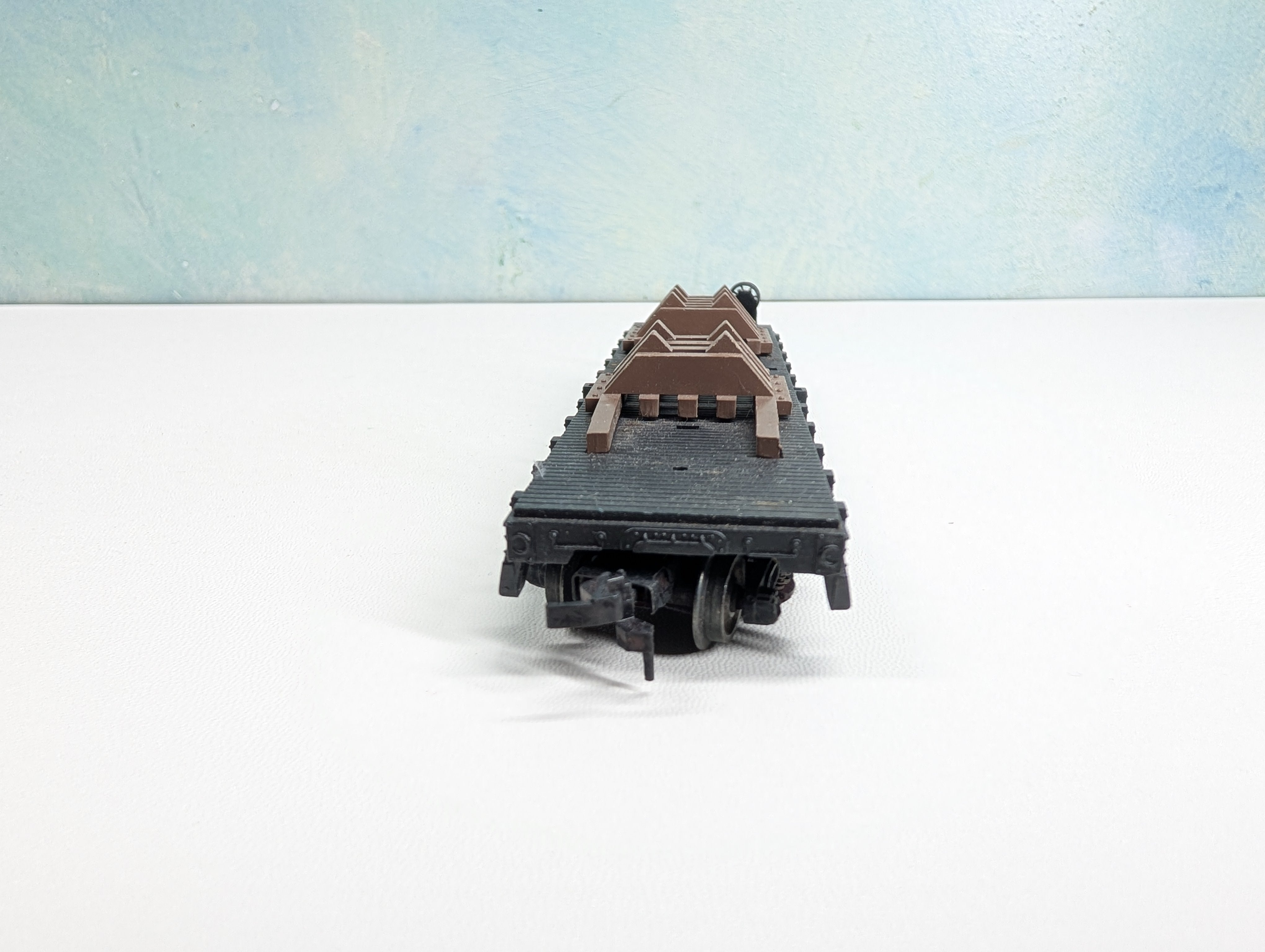 USED Lionel HO Scale 40' Missle Rocket Flat Car Seaboard #0875 No Rocket
