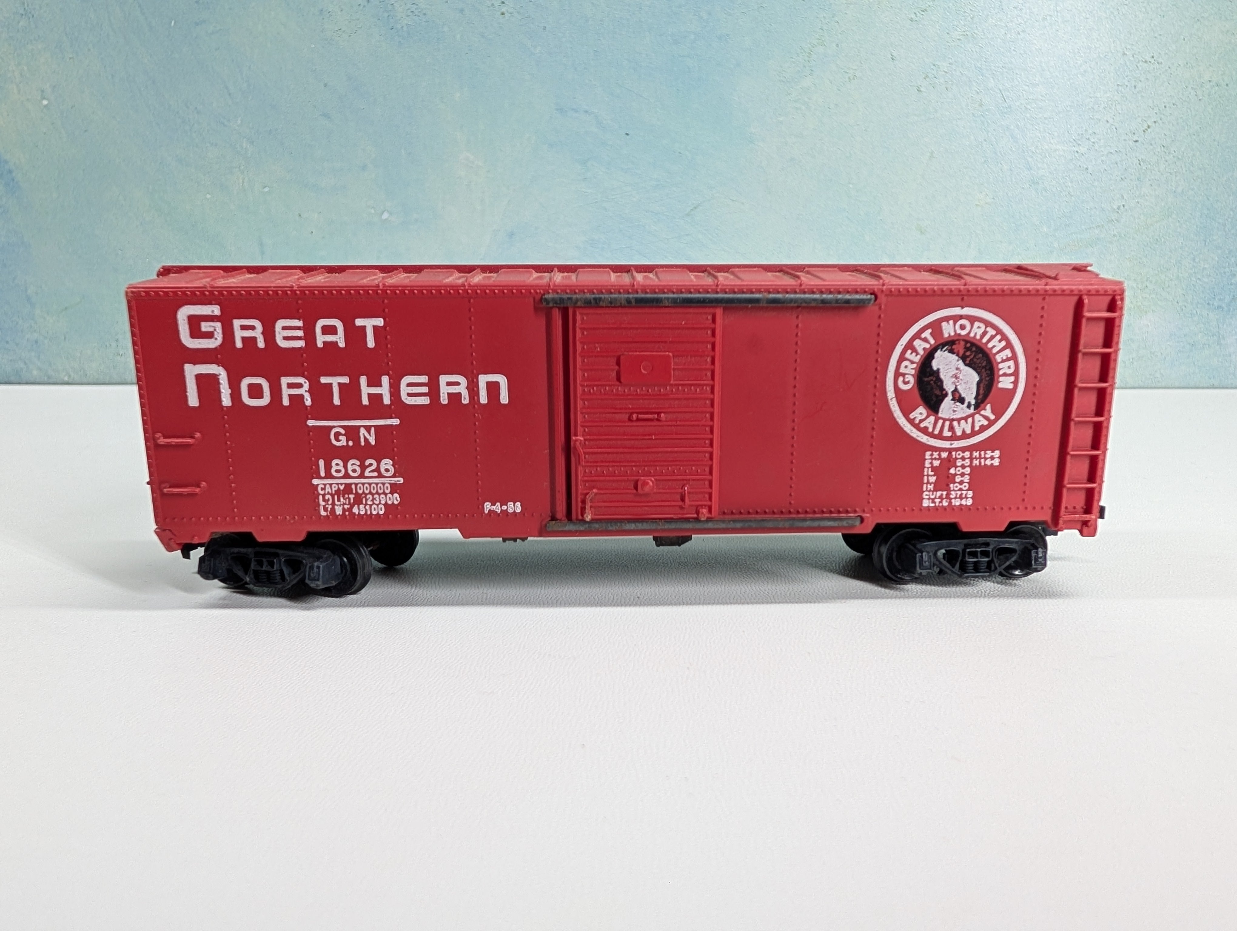USED Mantua HO Scale 40' Box Car Great Northern GN #18626