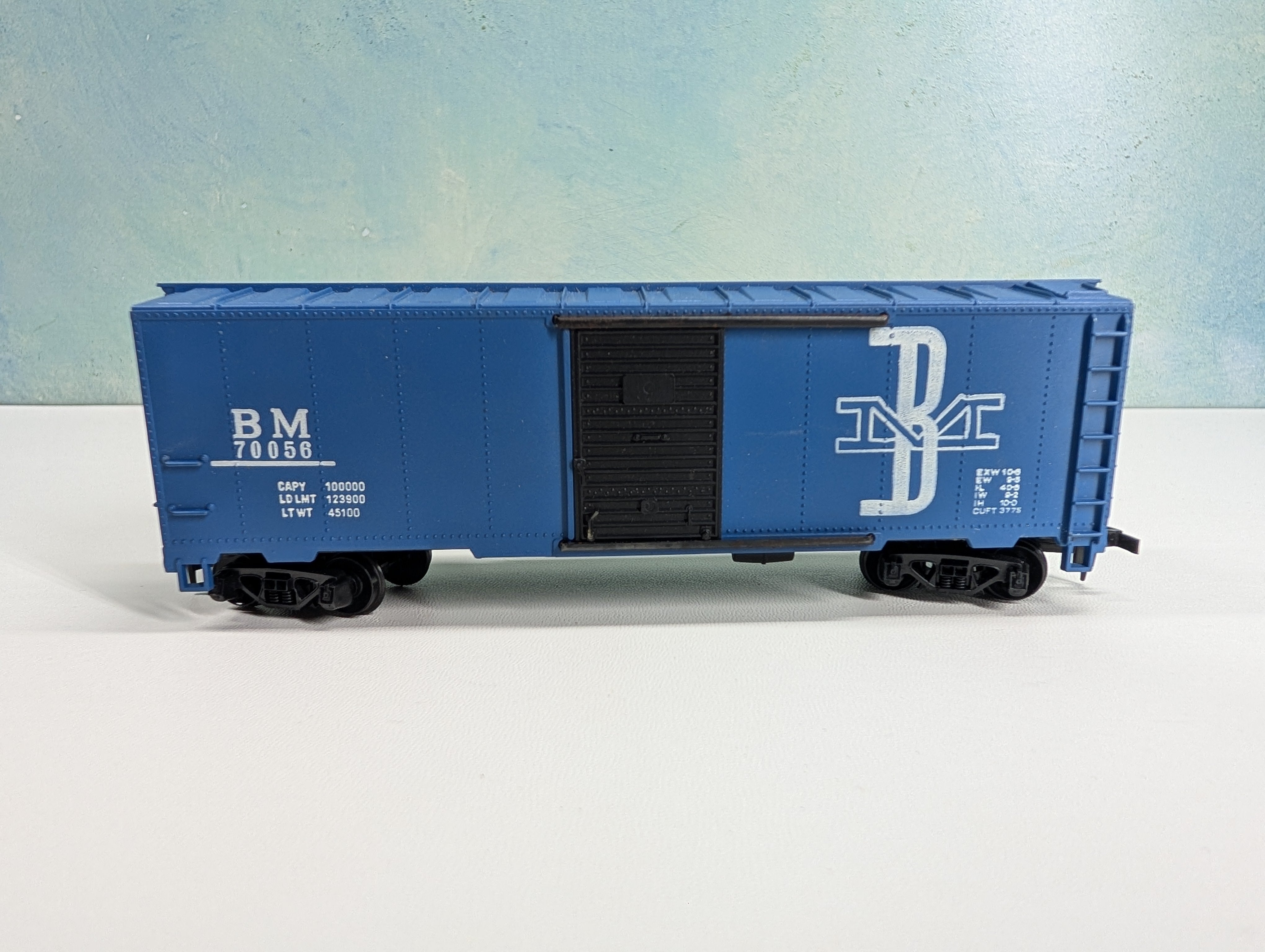 USED Mantua HO Scale 40' Box Car Boston and Maine BM #70058