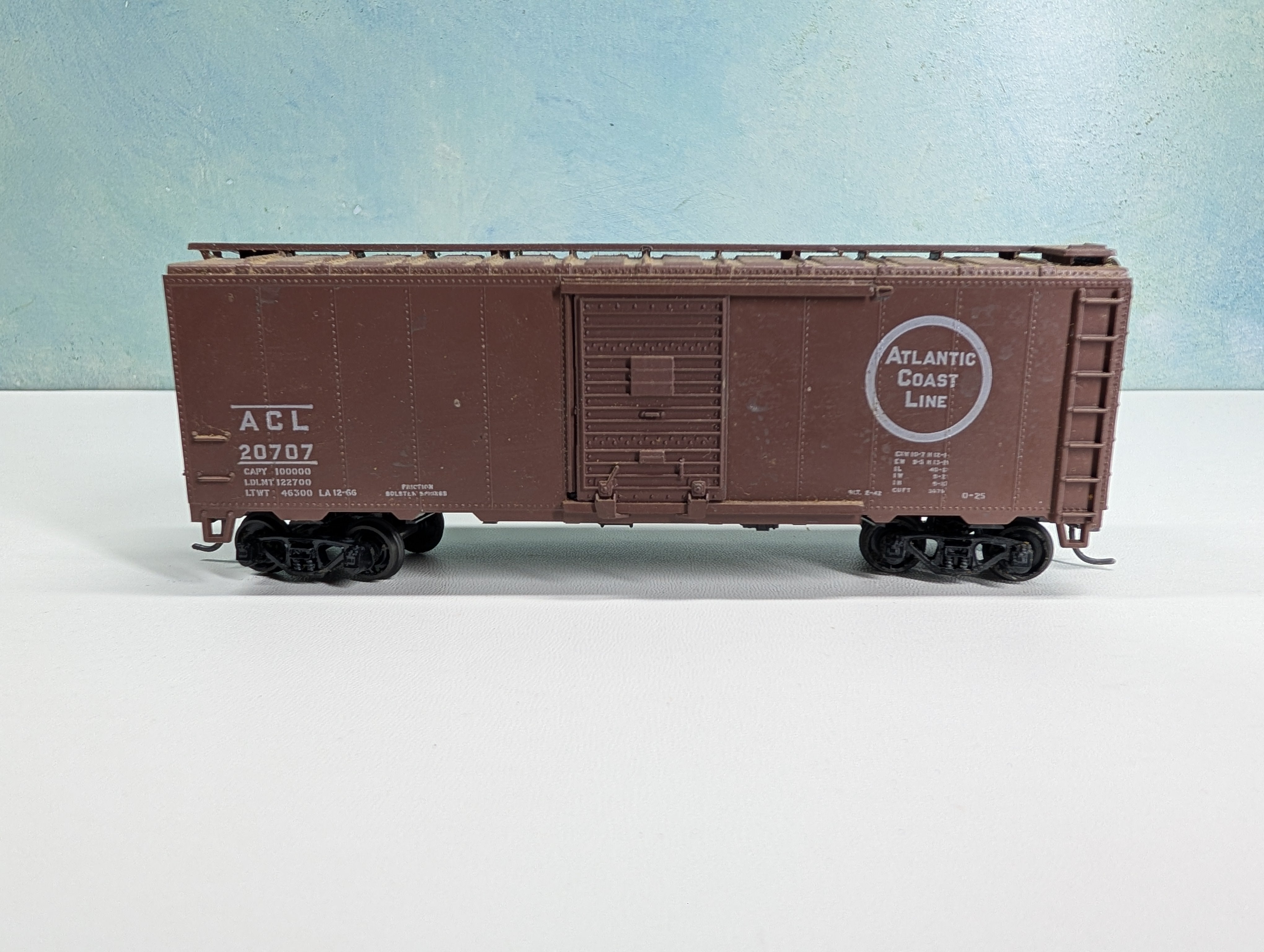 USED Athearn HO Scale 40' Box Car Atlantic Coast Line ACL #20707