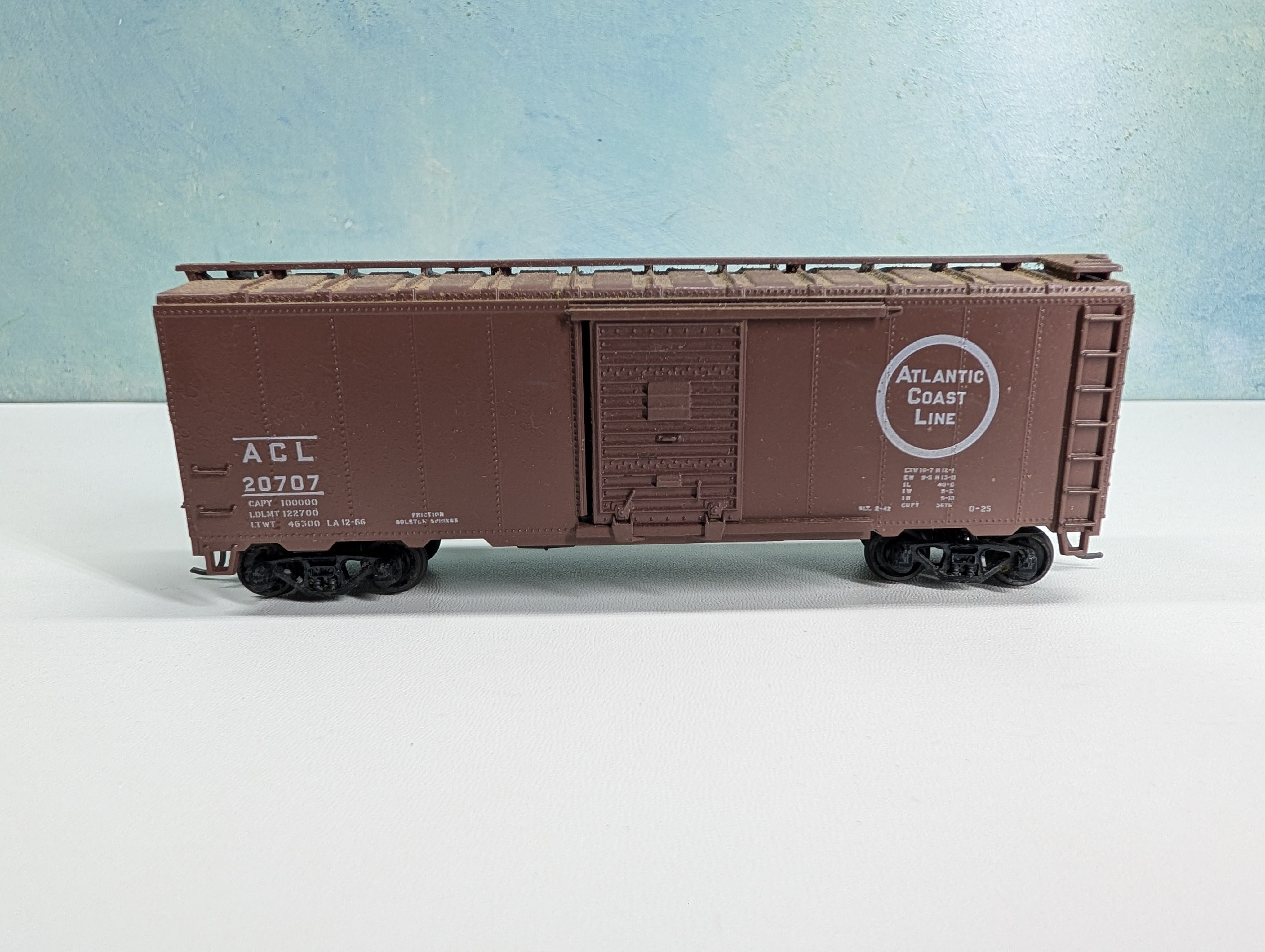 USED Athearn HO Scale 40' Box Car Atlantic Coast Line ACL #20707