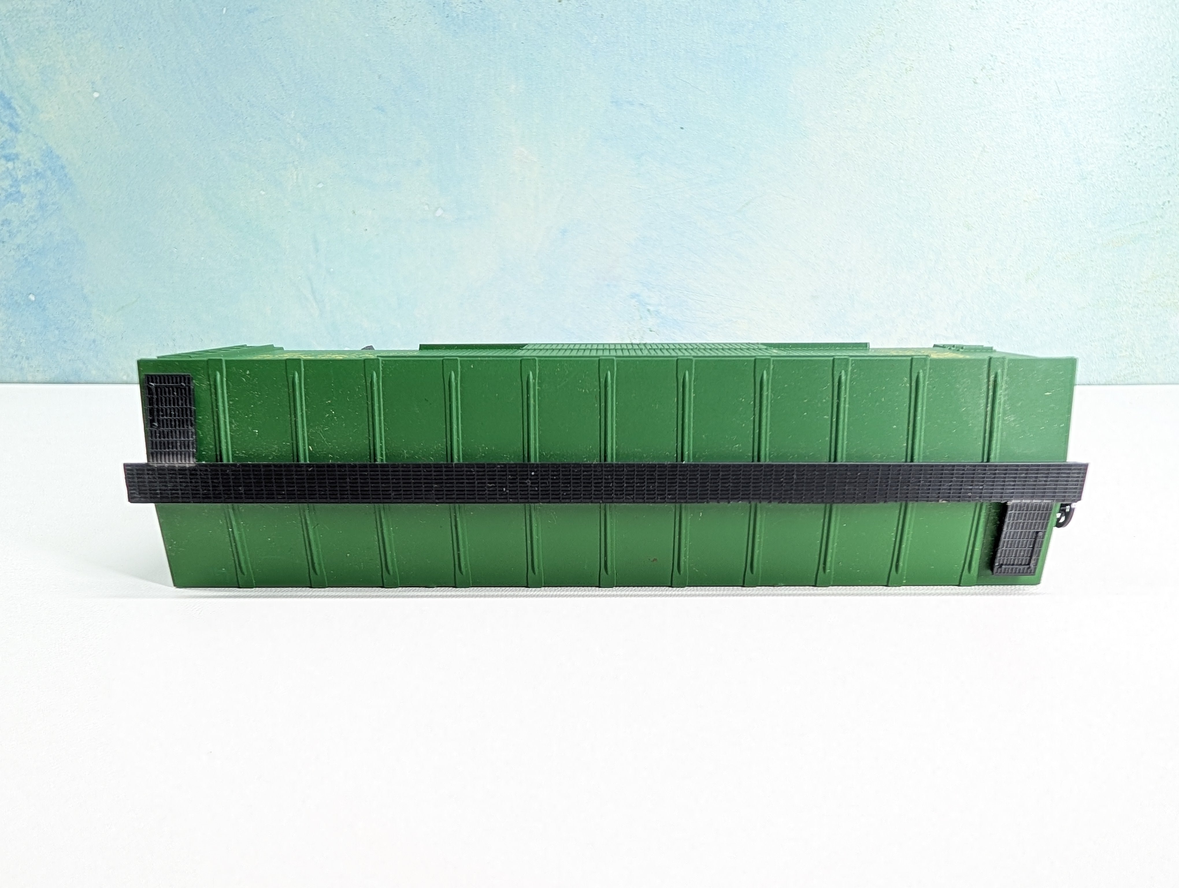 USED AHM HO Scale 40' Wooden DD Box Car Santa Fe ATSF #67392