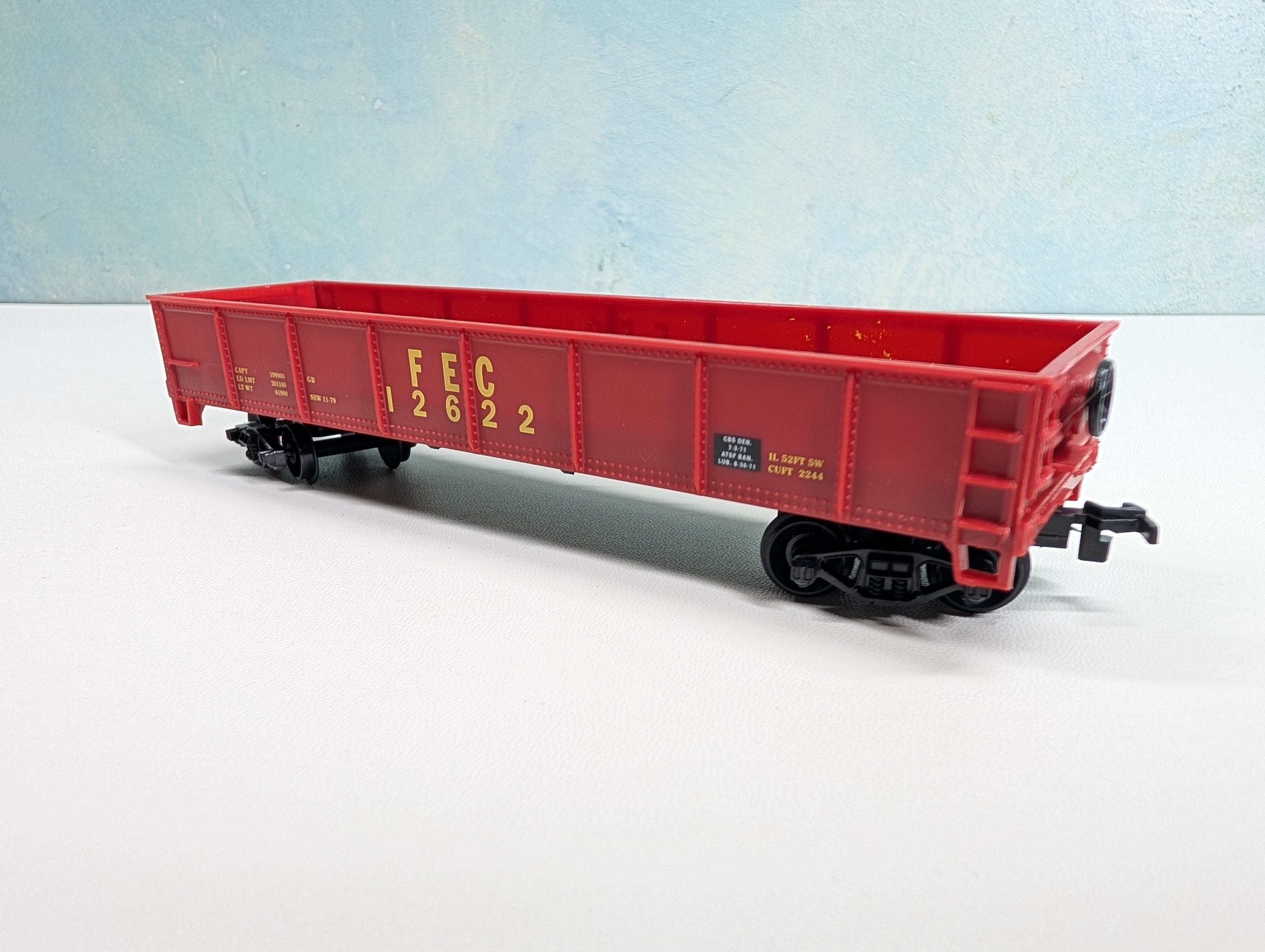USED Life-Like HO Scale 40' Gondola Florida East Coast FEC #12622