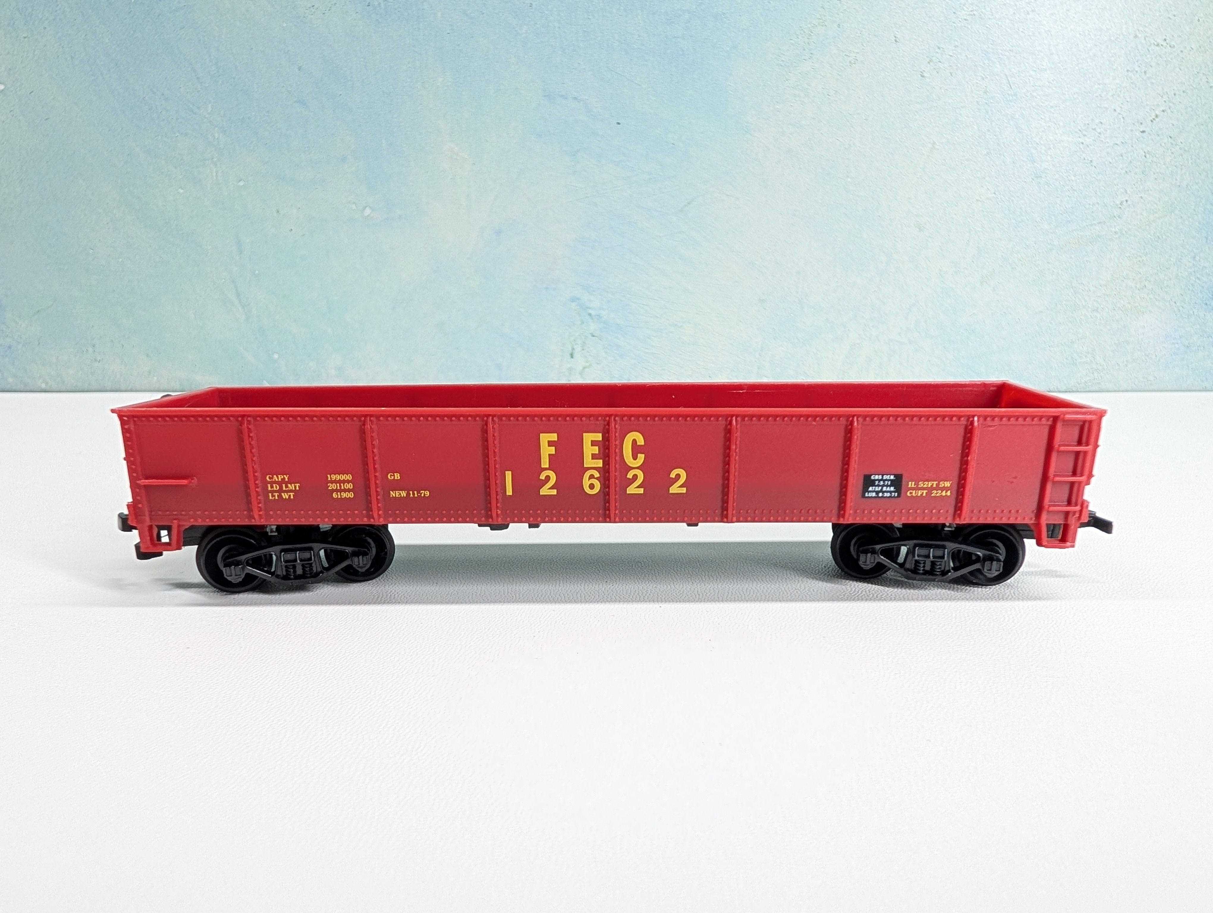 USED Life-Like HO Scale 40' Gondola Florida East Coast FEC #12622