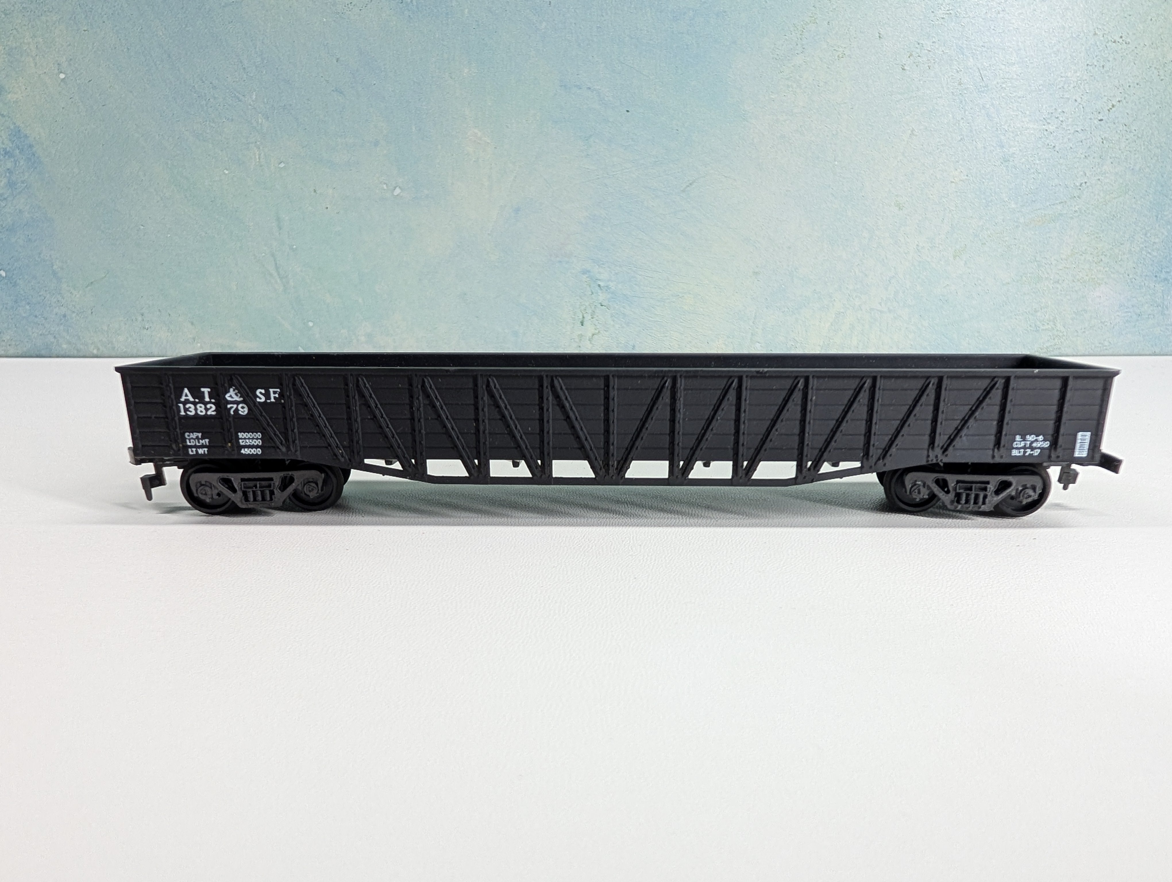 USED AHM HO Scale 50' OB Gondola Santa Fe ATSF #138279