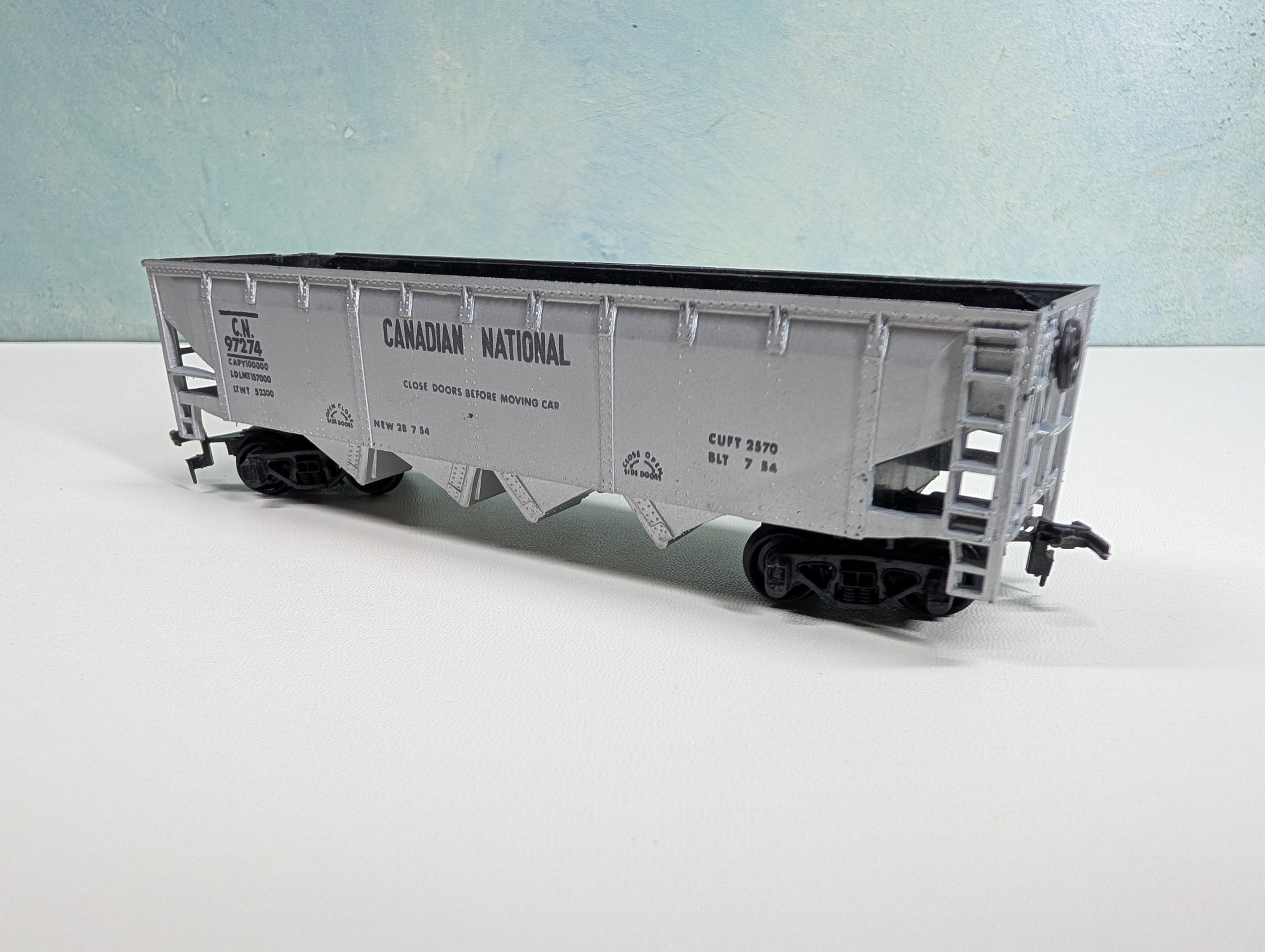 USED AHM HO Scale Quad Hopper Canadian National CN #97274