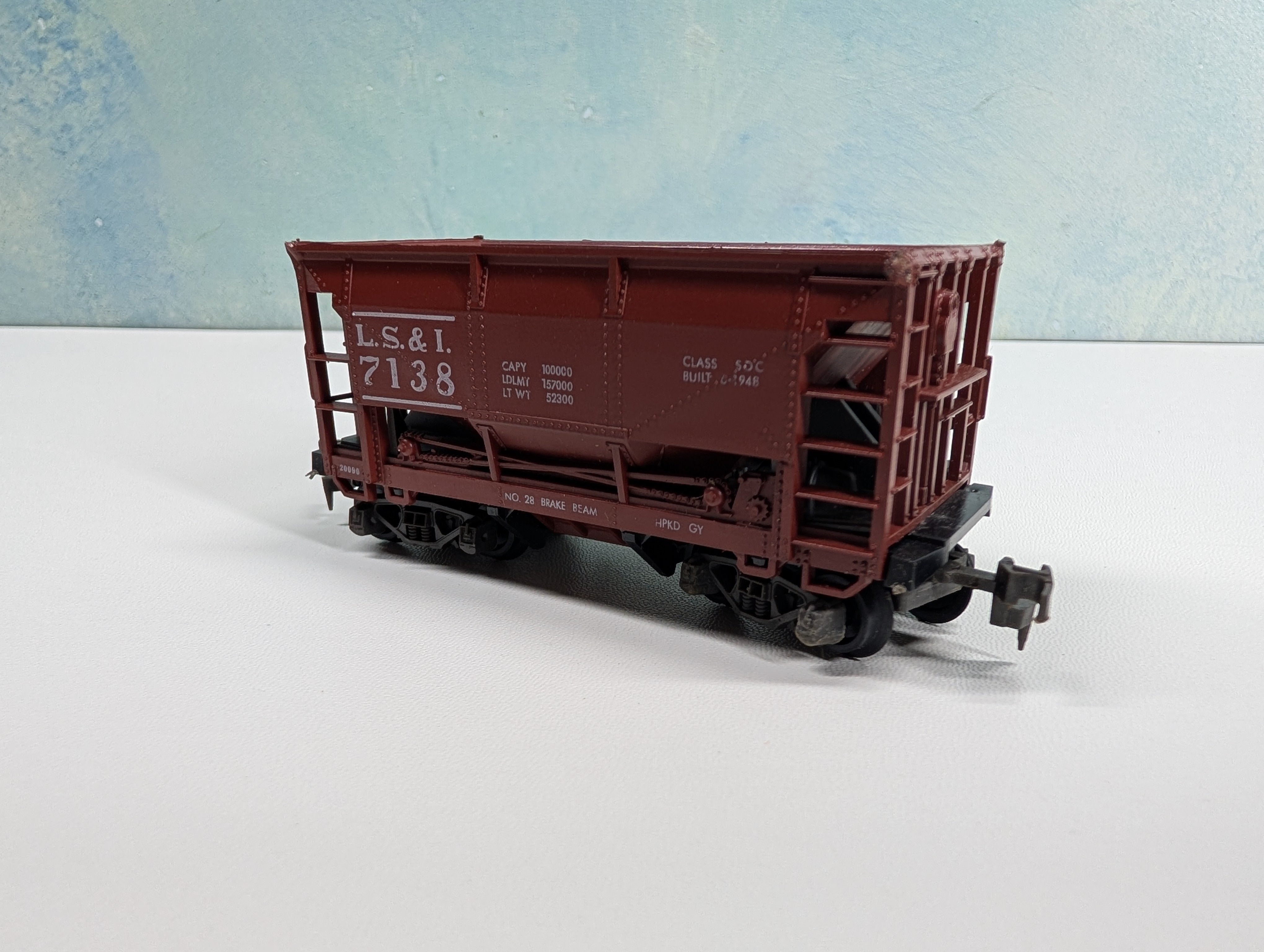 USED AHM HO Scale Ore Car Lake Superior and Ishpeming Railroad LS&I #7138