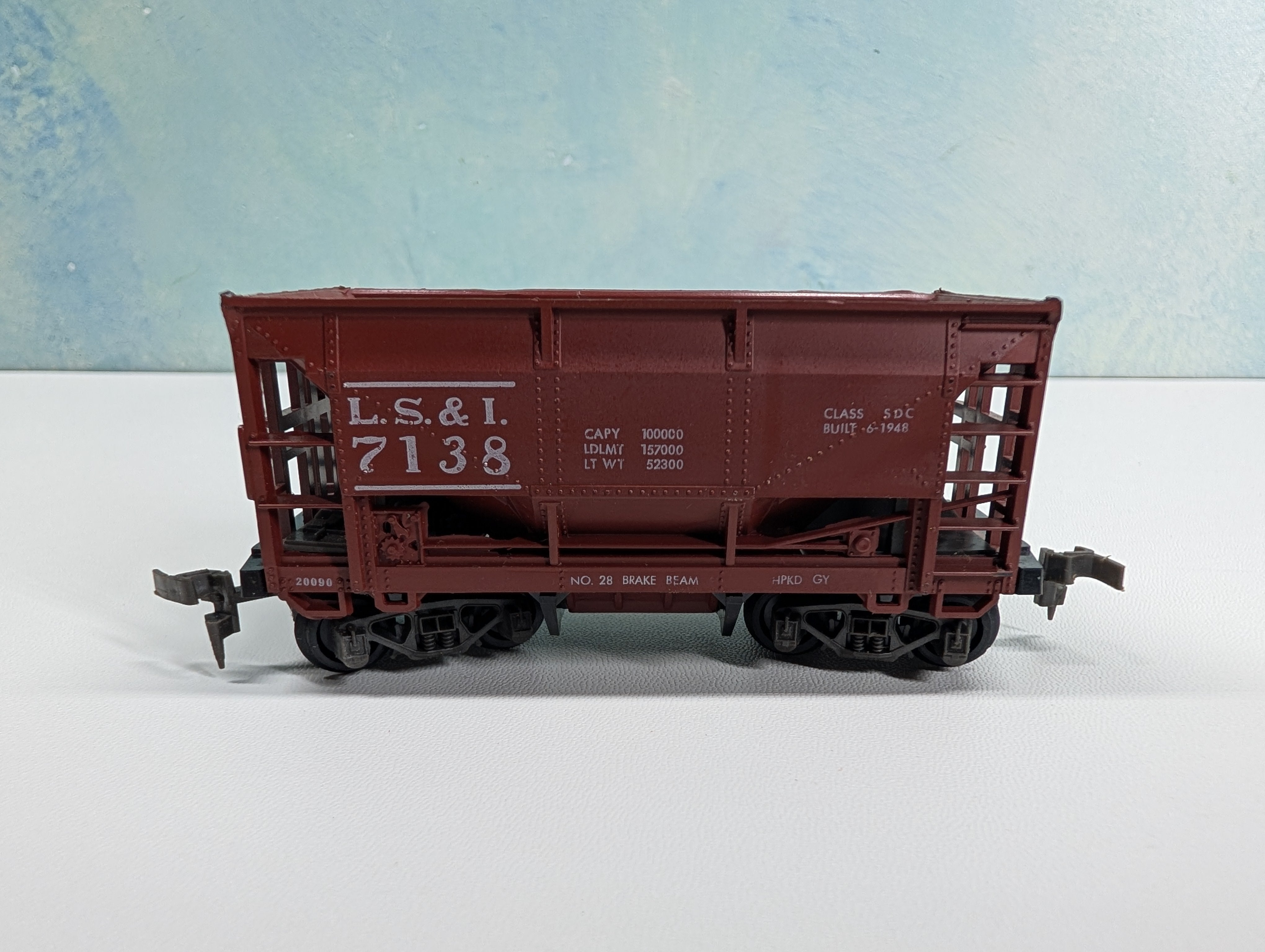 USED AHM HO Scale Ore Car Lake Superior and Ishpeming Railroad LS&I #7138