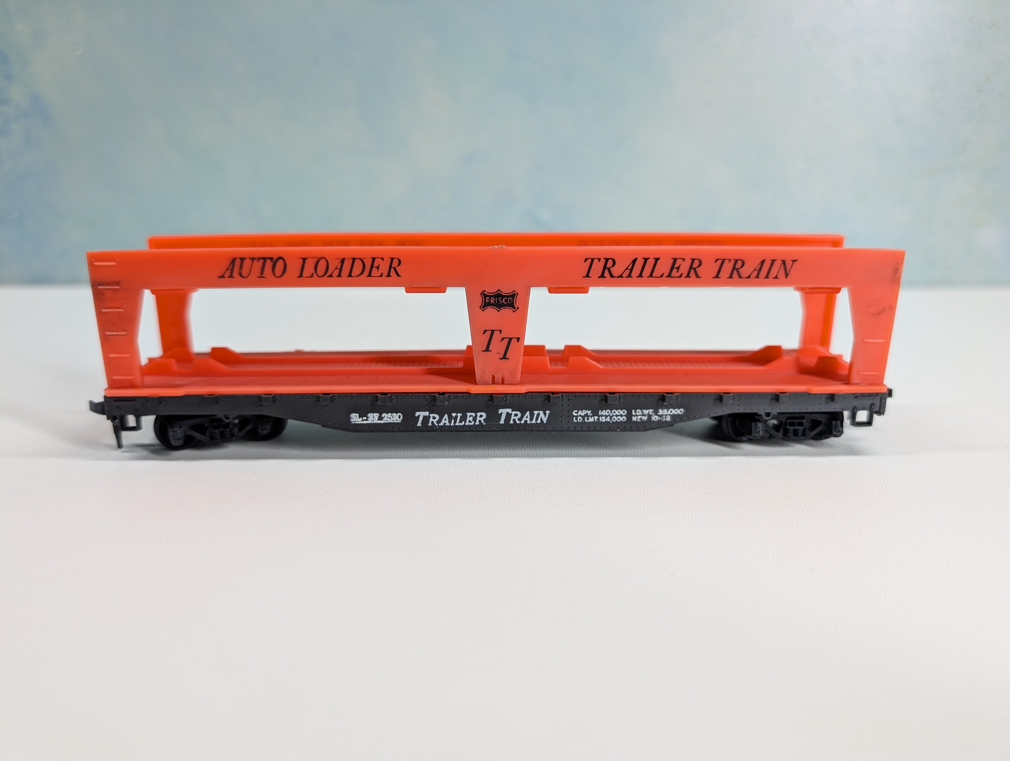 USED Mantua HO Scale Auto Loader Flat Car Trailer Train SL-SF #2530
