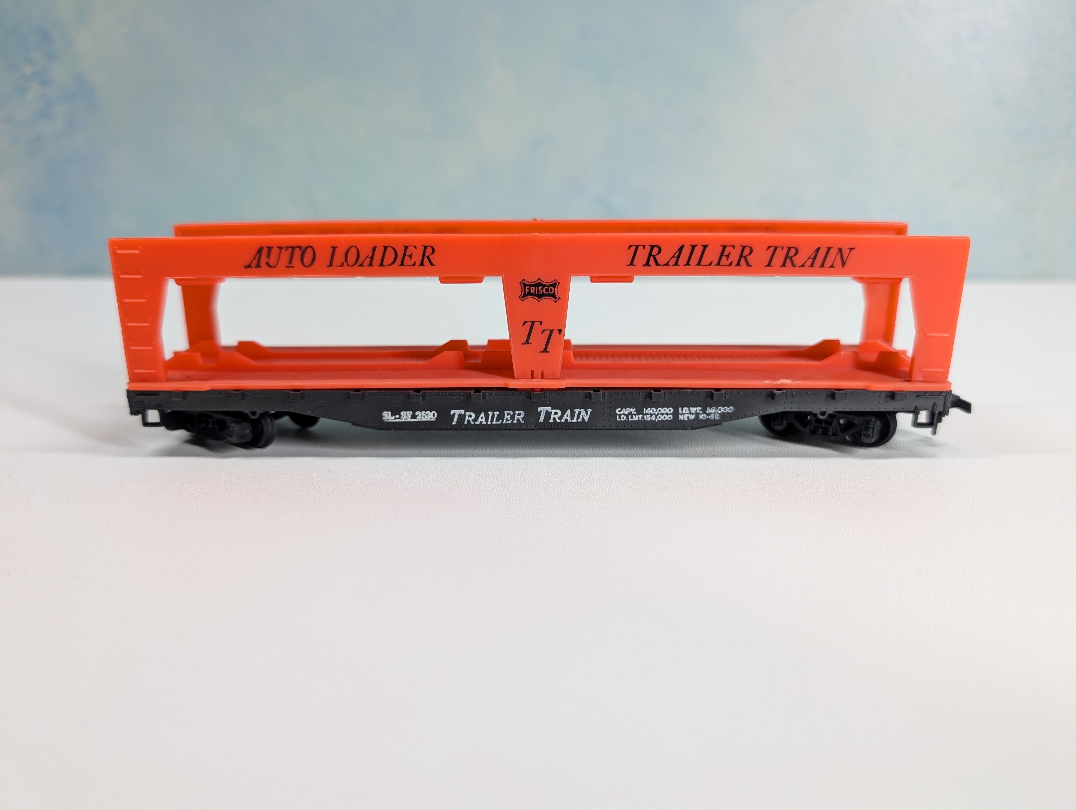 USED Mantua HO Scale Auto Loader Flat Car Trailer Train SL-SF #2530