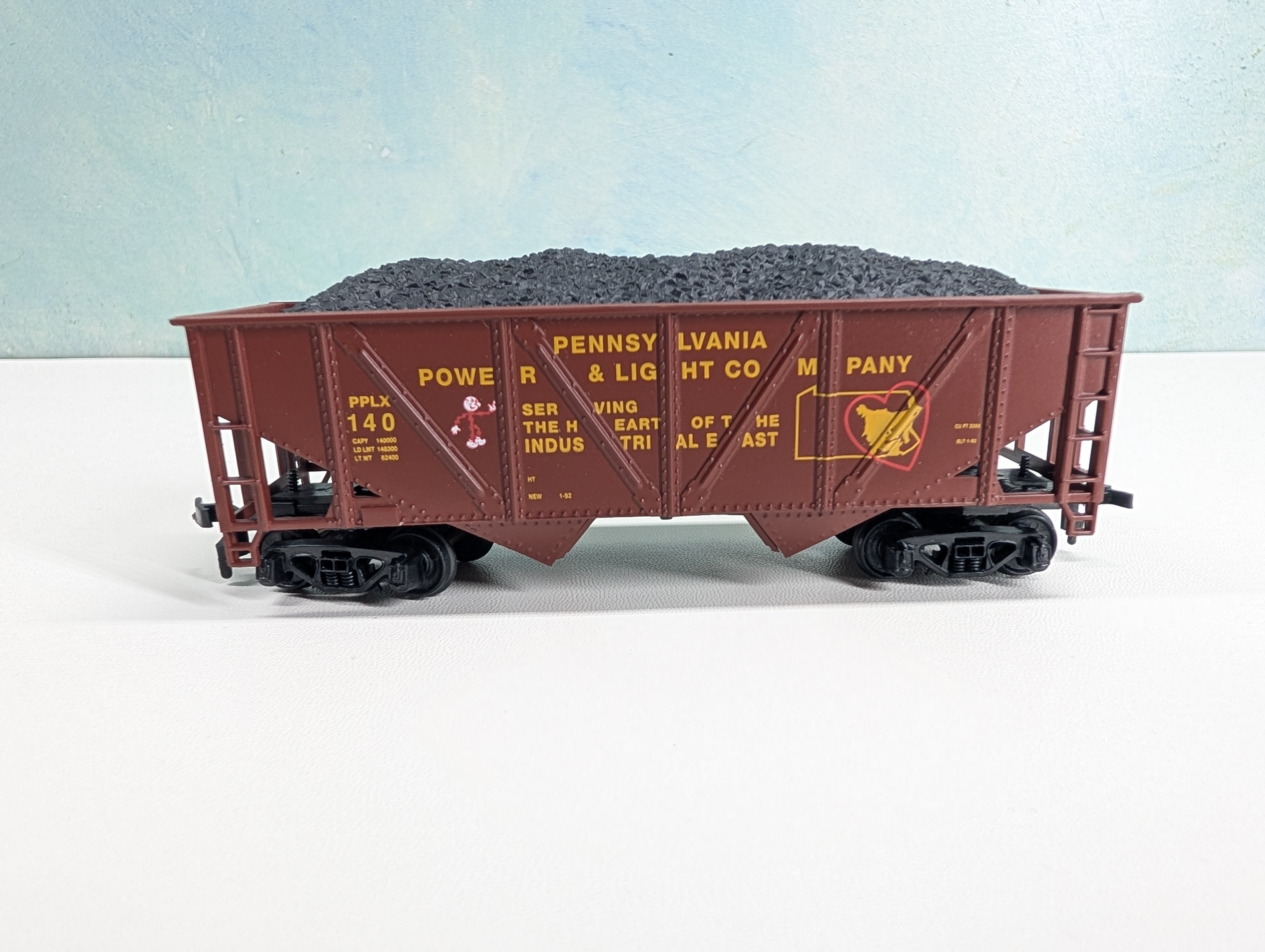 USED Mantua 729-202 HO Scale Heavy 32' Hopper PP&L PPLX #170