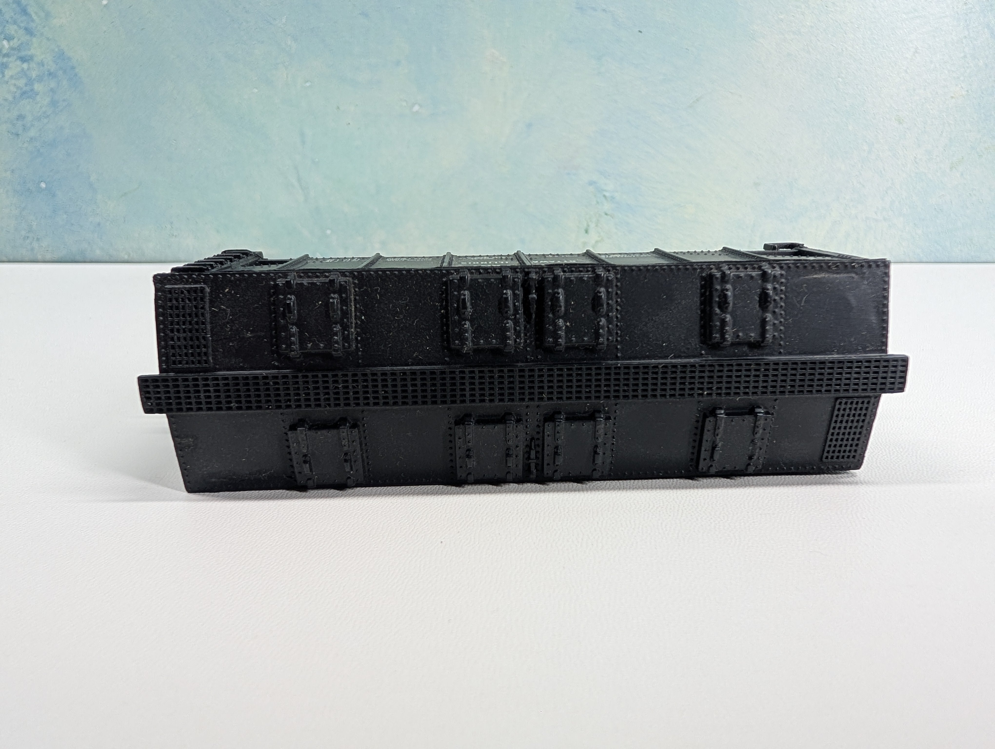 USED HO Scale 2 Bay Covered Hopper National Plate Glass Co #201 Ottawa Illinois, Decal