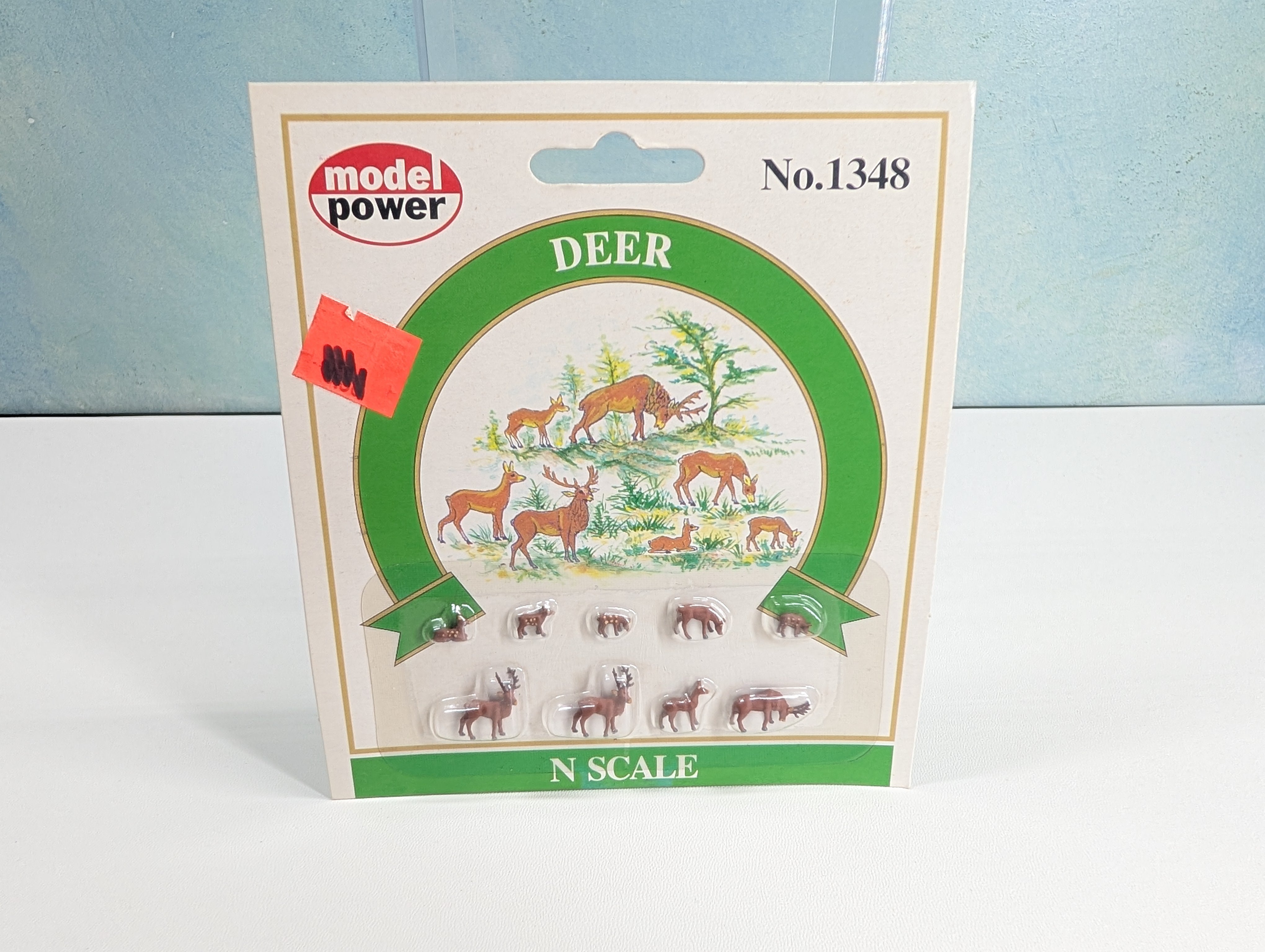Model Power 1348 N Scale Deer (9 pcs)