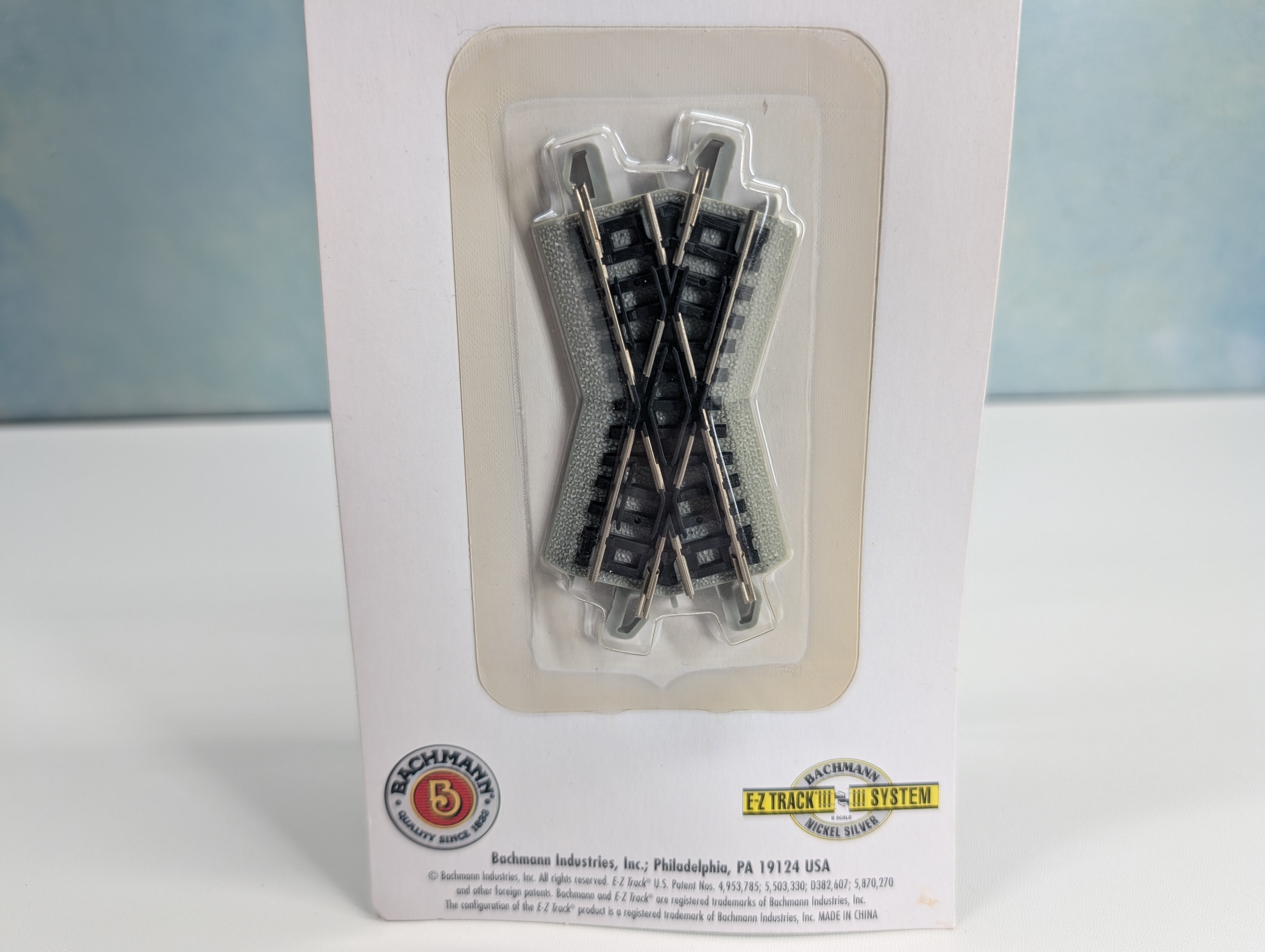 Bachmann 44840 N Scale 30 Degree Crossing E-Z Track Nickel Silver (1 pc)