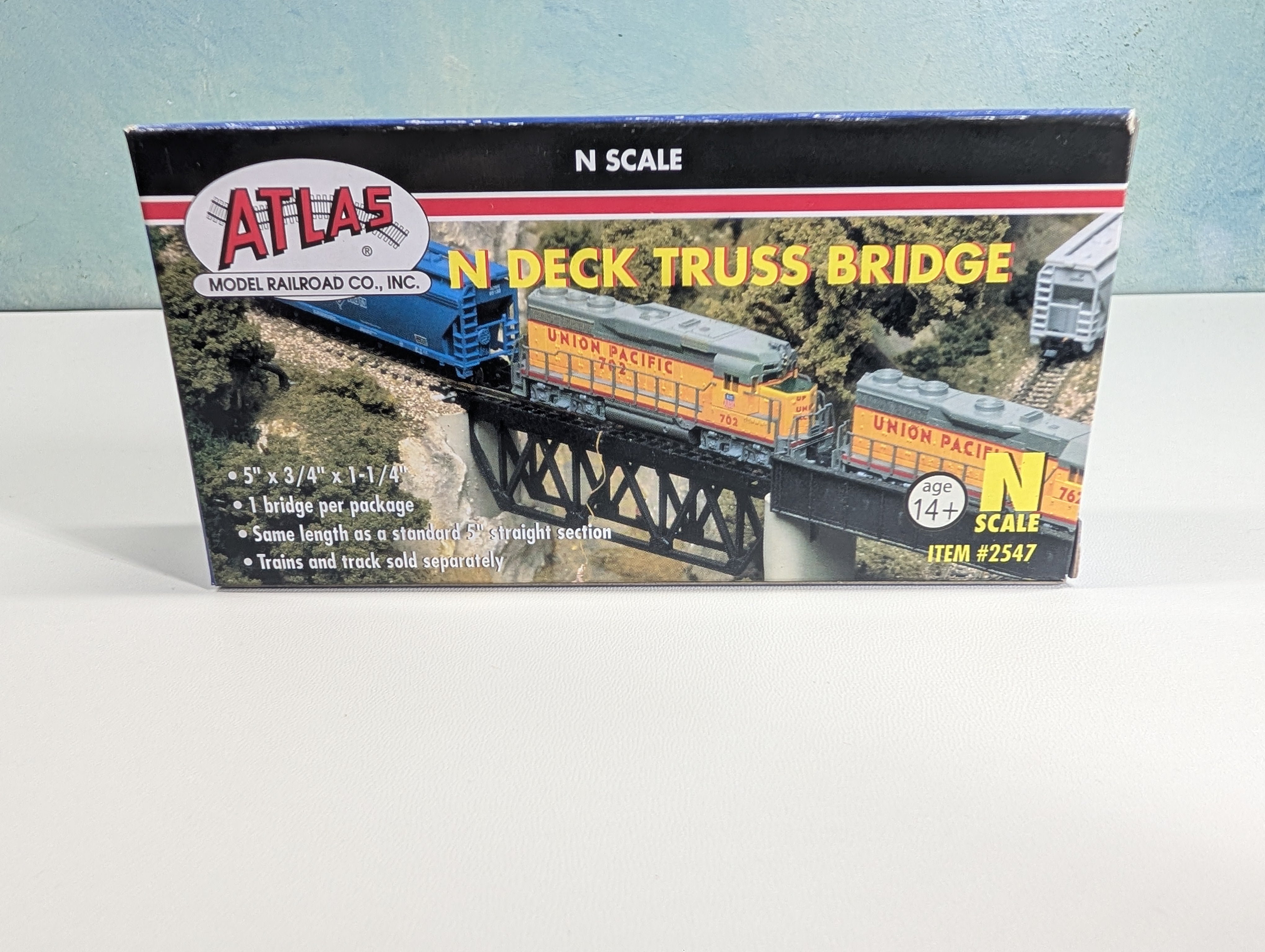 Atlas 2547 N Scale Deck Bridge, Nickel Silver
