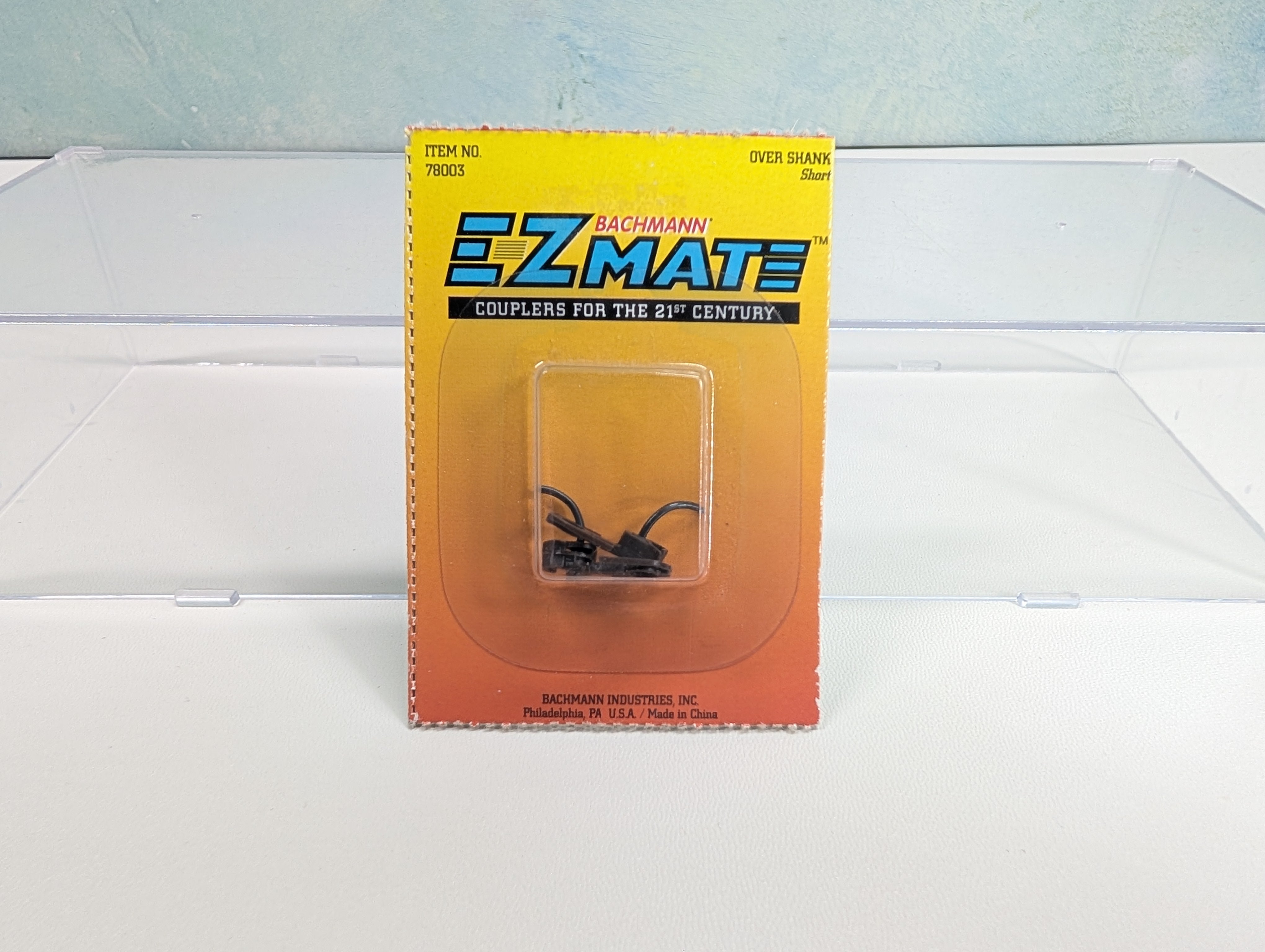 Bachmann 78003 HO Scale Over Shank, Short E-Z Mate Couplers (2 pcs)