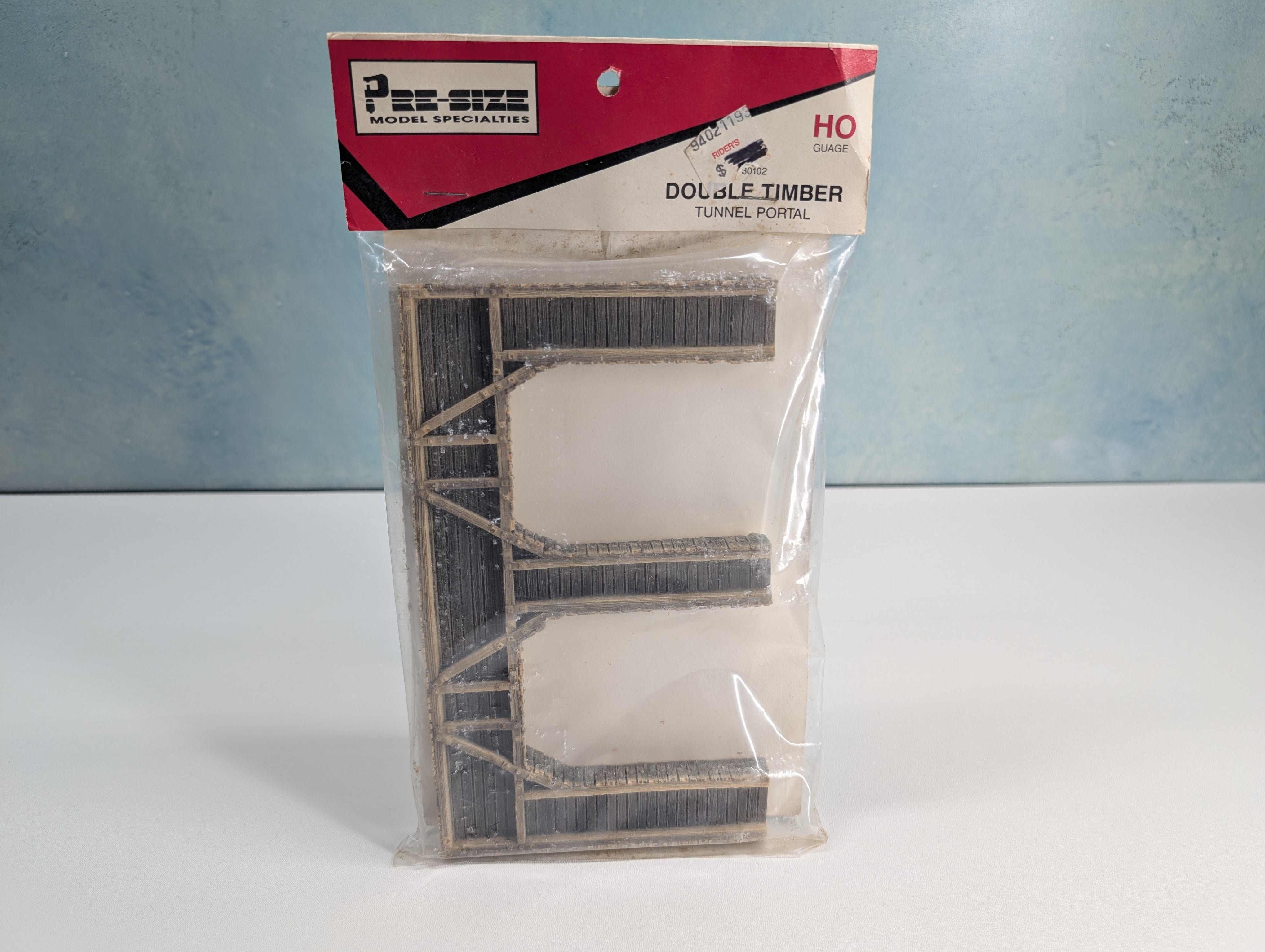 Pre-Size Model Specialties HO Scale Double Timber Tunnel Portal