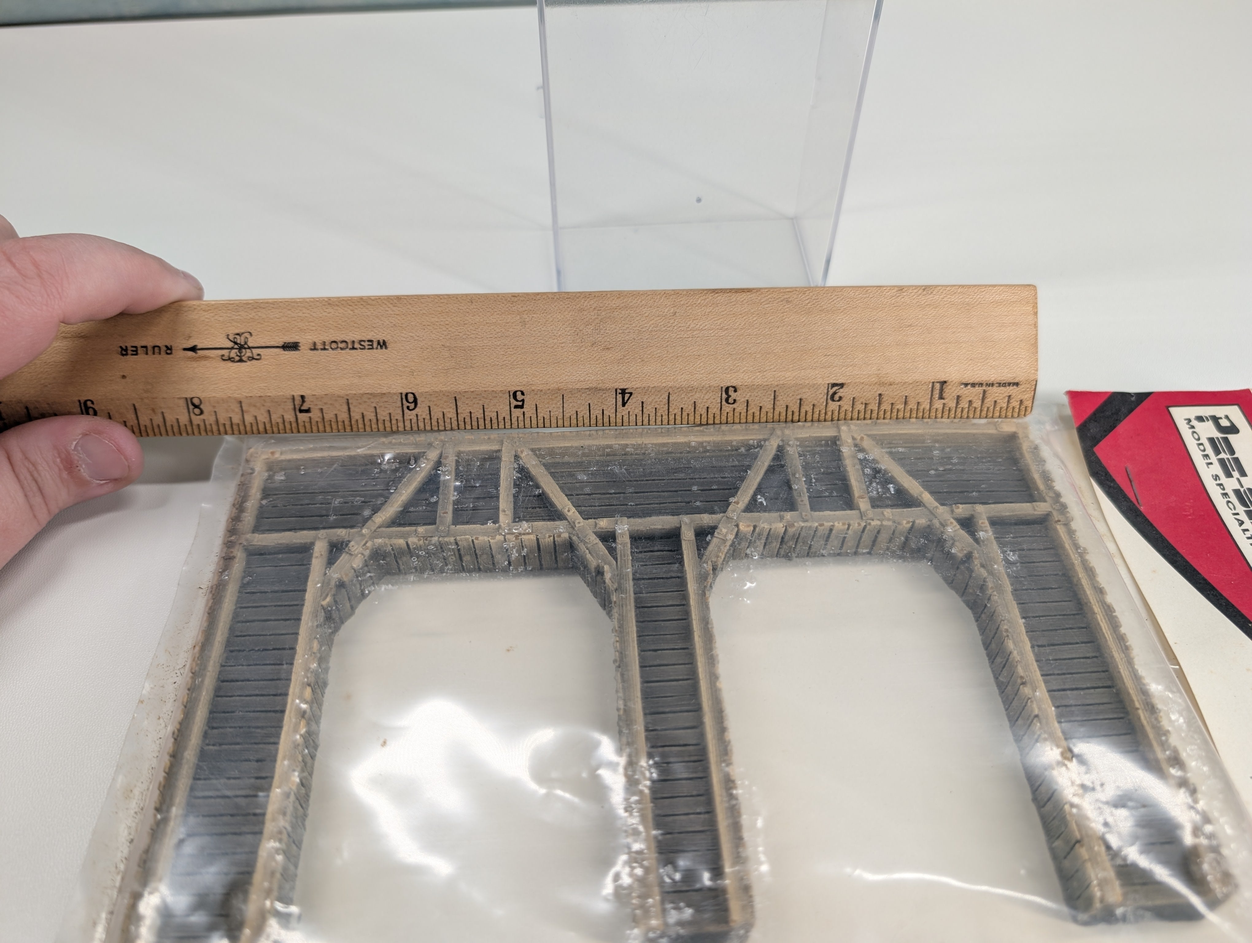 Pre-Size Model Specialties HO Scale Double Timber Tunnel Portal
