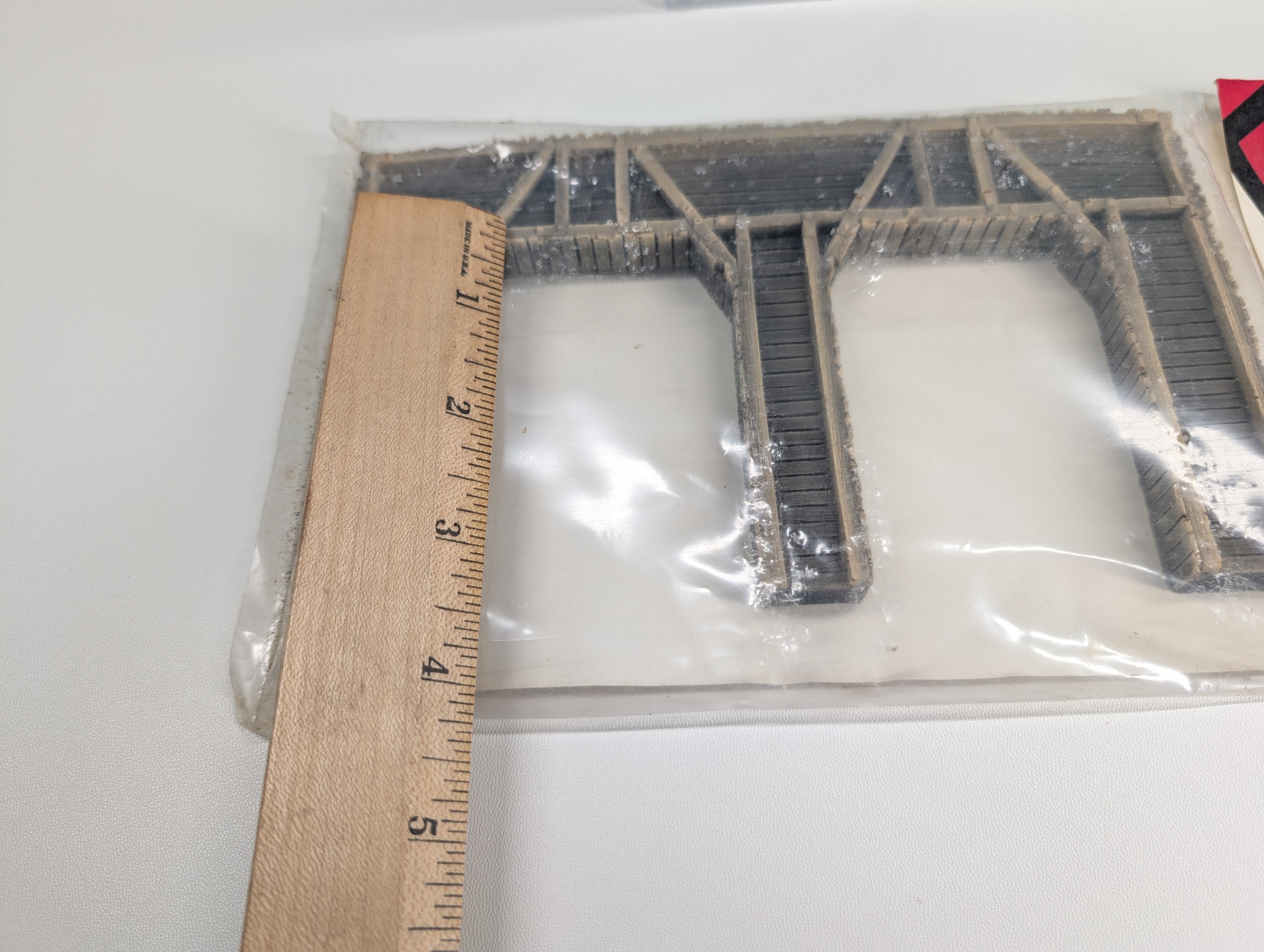 Pre-Size Model Specialties HO Scale Double Timber Tunnel Portal