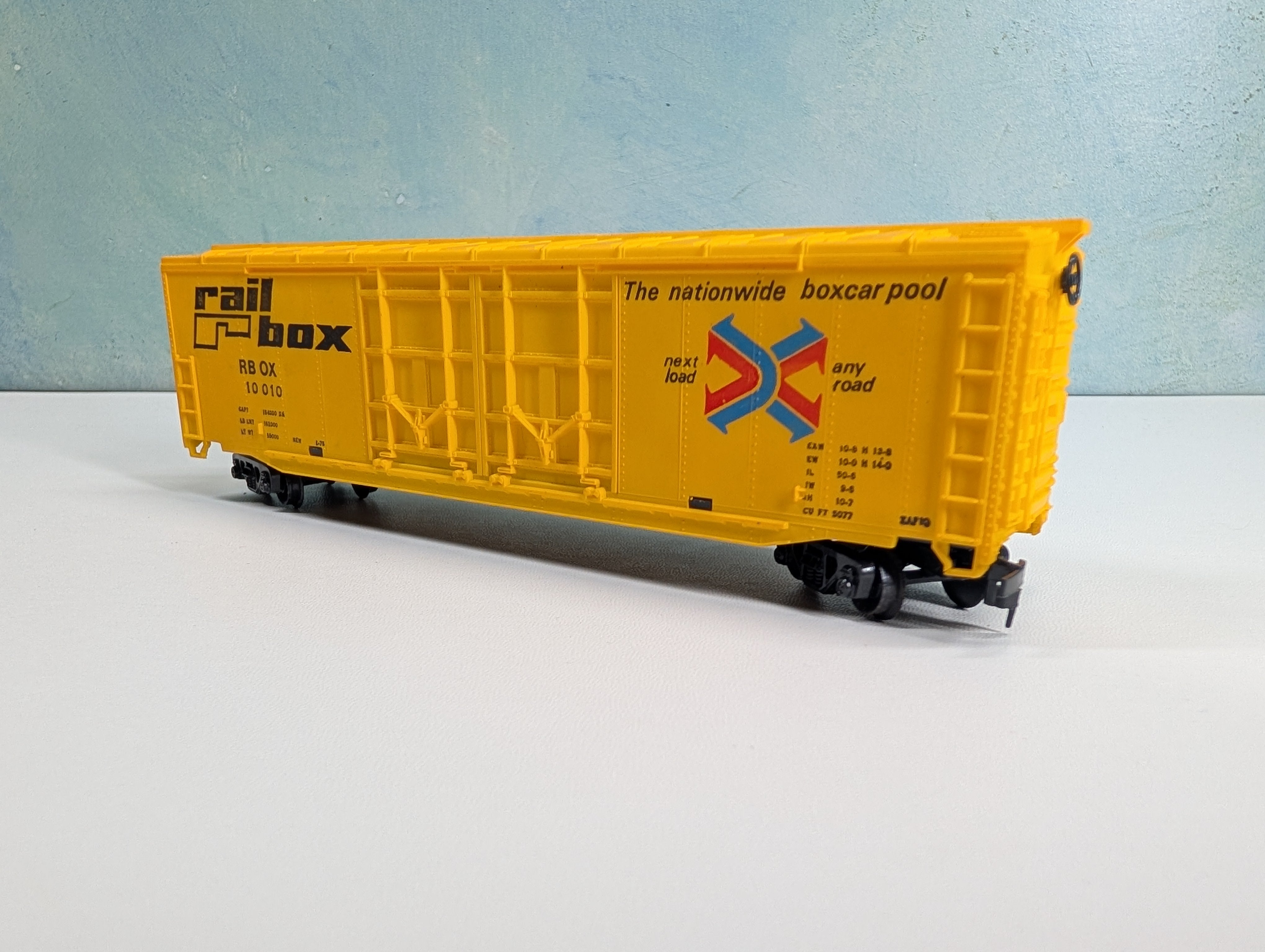 USED CTC HO Scale 50' Box Car Railbox RBOX #10010