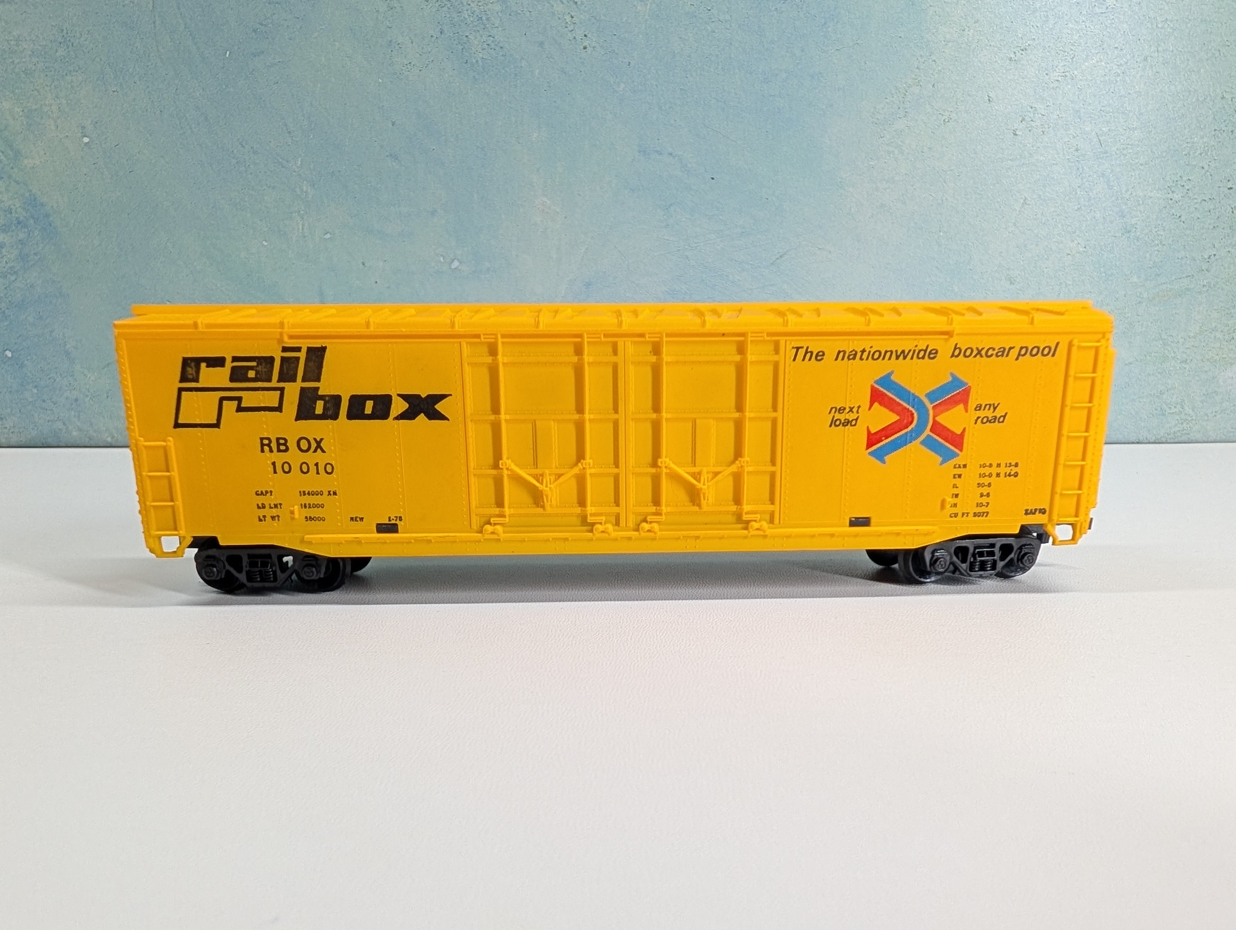 USED CTC HO Scale 50' Box Car Railbox RBOX #10010