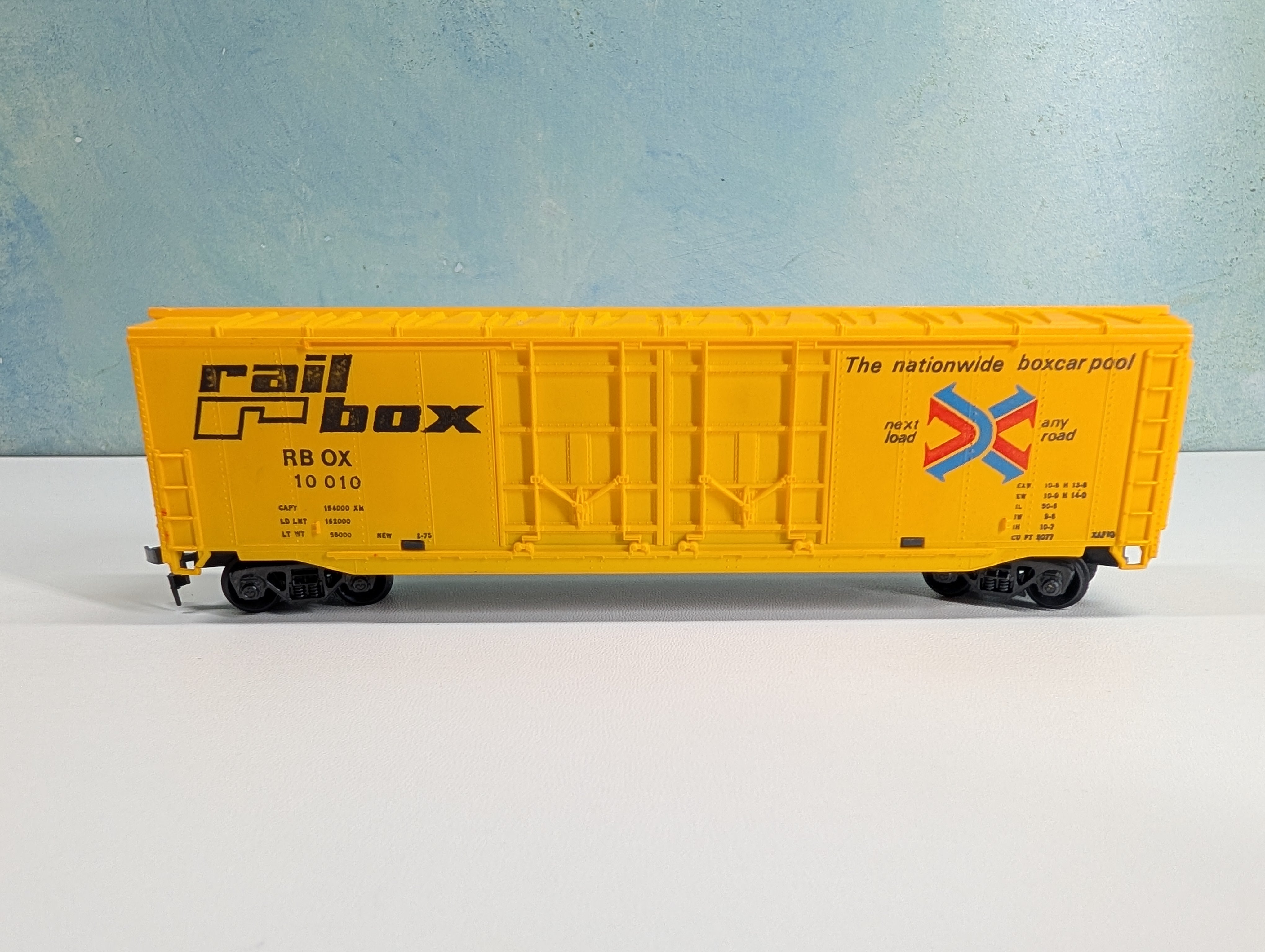 USED CTC HO Scale 50' Box Car Railbox RBOX #10010