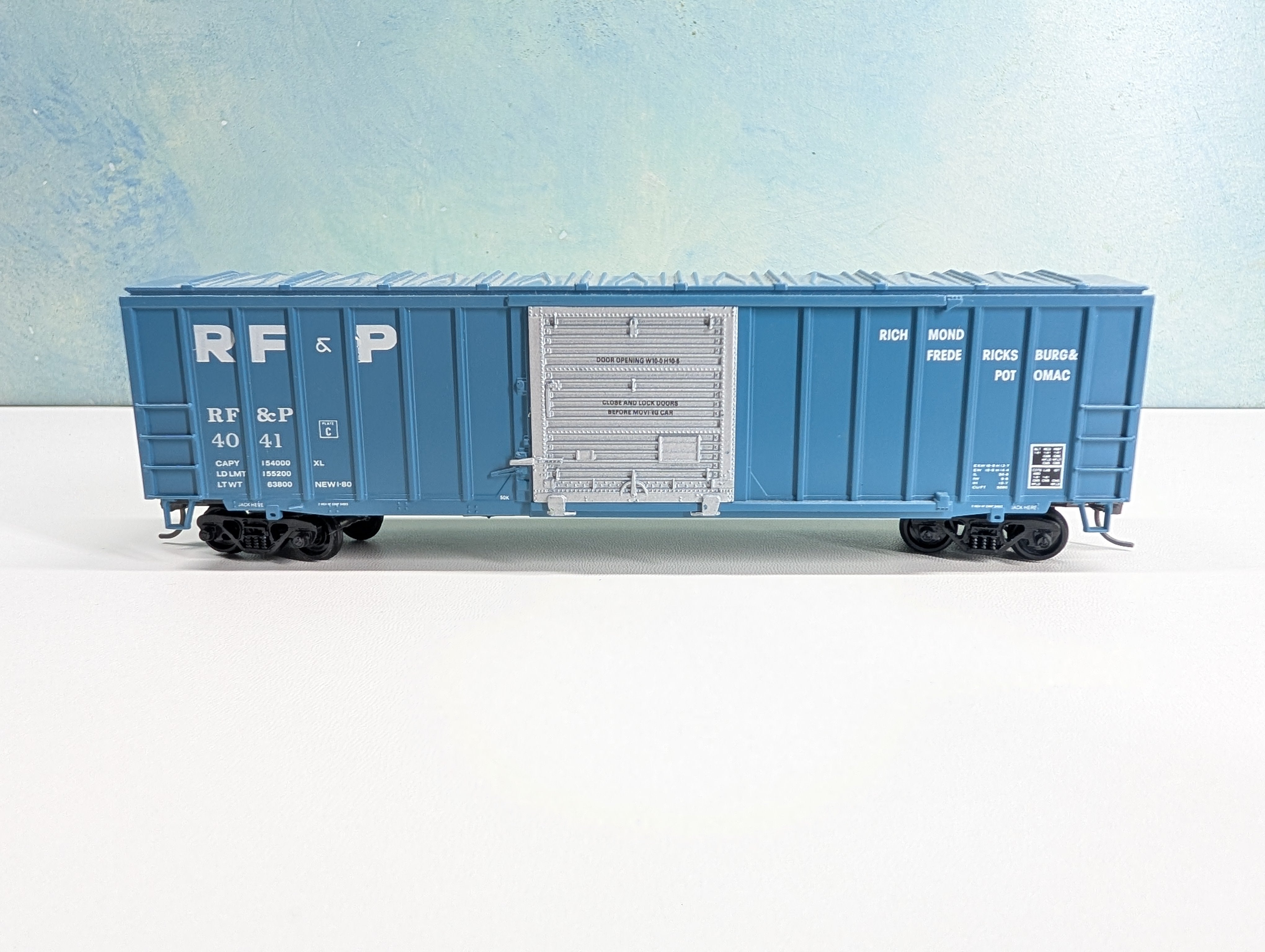 USED Athearn HO Scale 50' Box Car Richmond, Fredericksburg & Potomac RF&P #4041 Bev-Bel