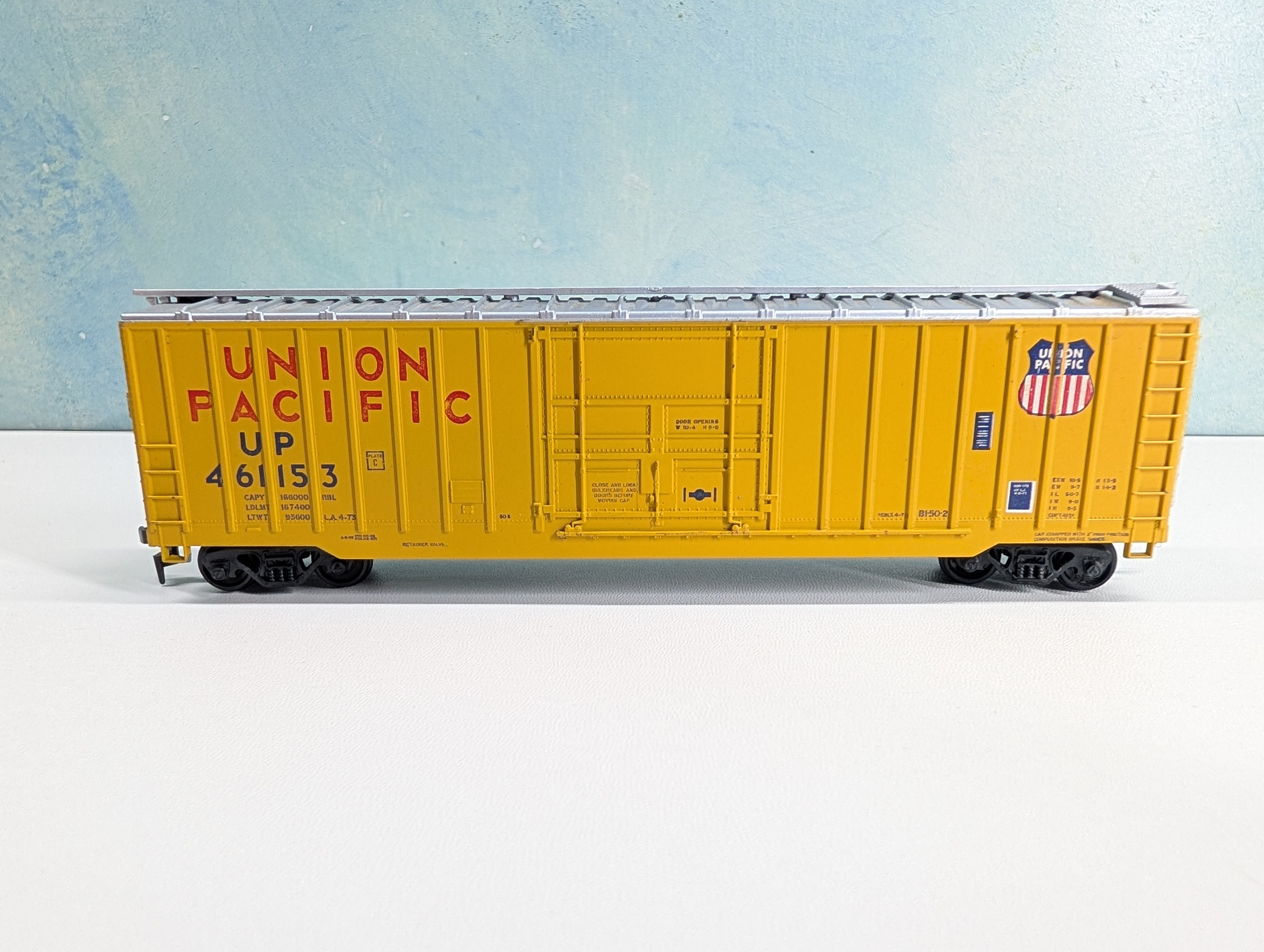USED Athearn HO Scale 50' Box Car Union Pacific UP #461153