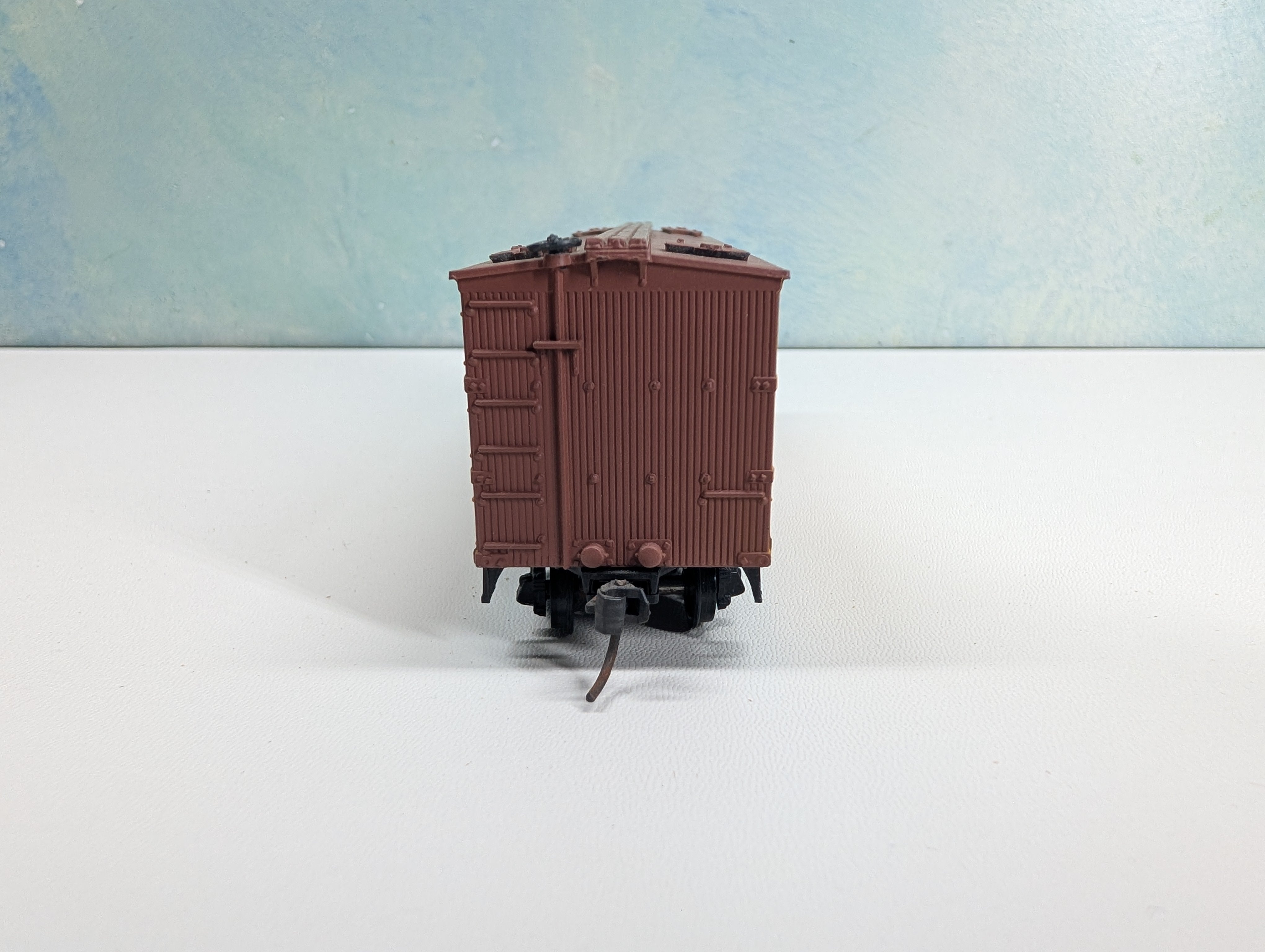 USED Roundhouse HO Scale 36' Reefer Monarch Brewing Co NX #3390 Bull Frog Beer