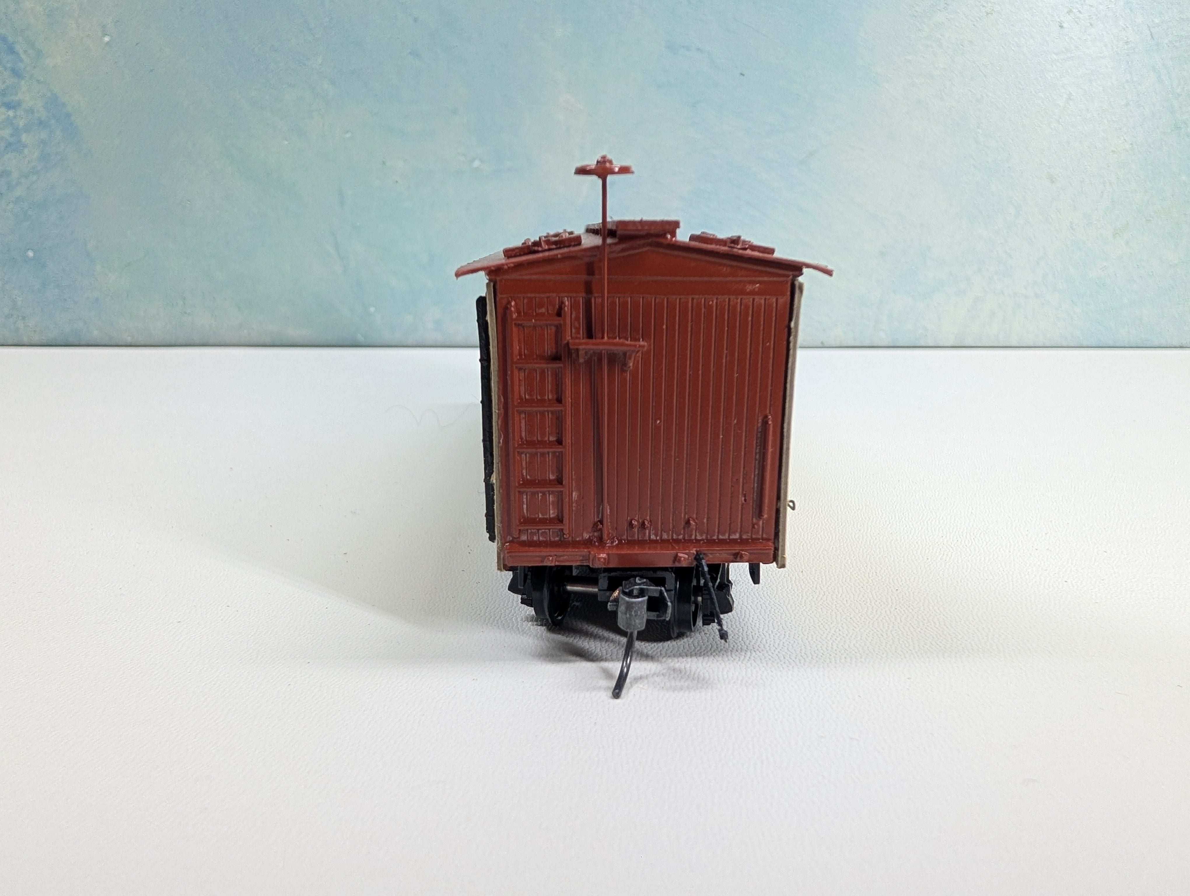 USED Silver Streak HO Scale 41' Reefer, Wood Assembled Kit Union Line Penn Co. #6829
