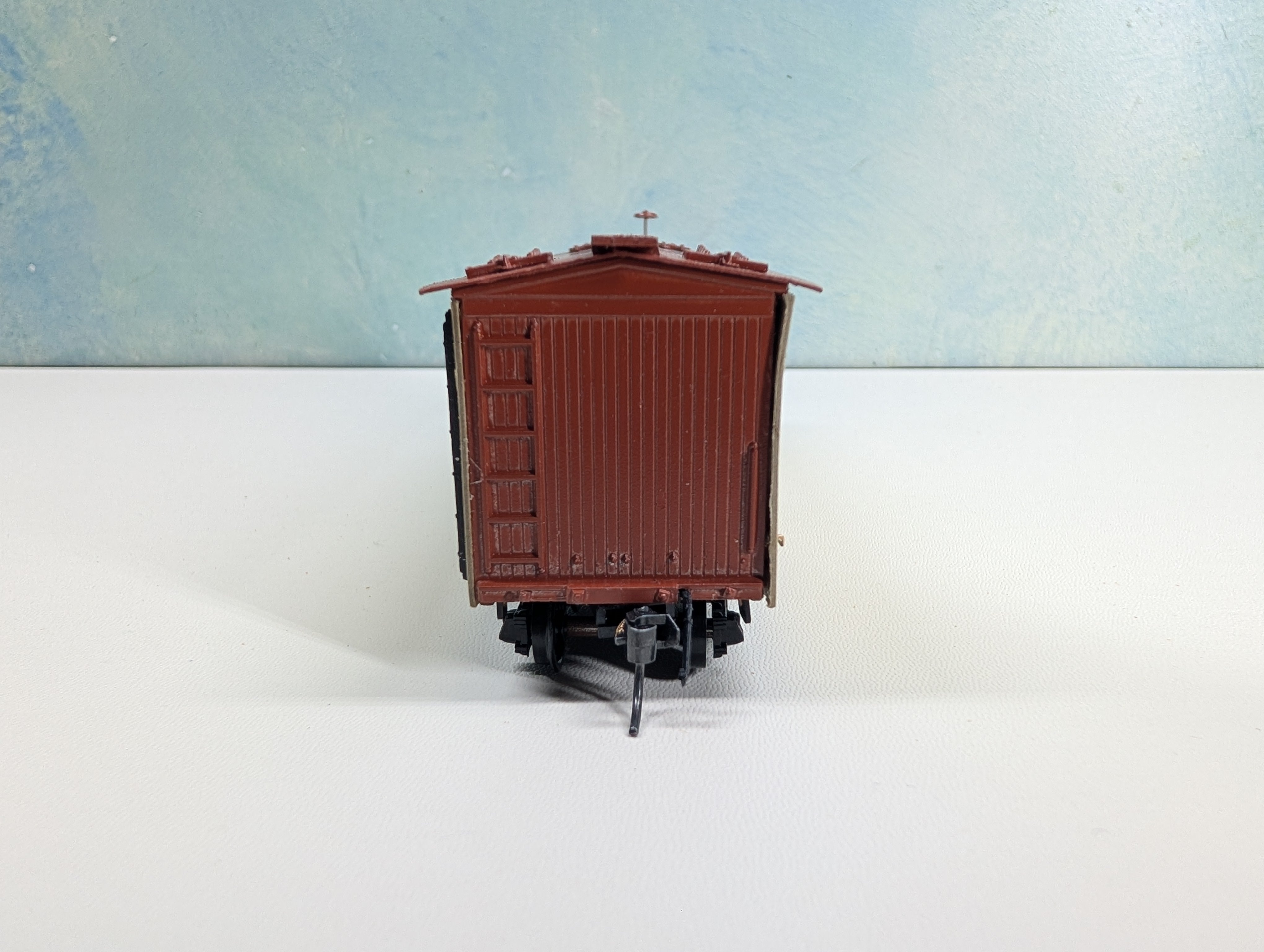 USED Silver Streak HO Scale 41' Reefer, Wood Assembled Kit Union Line Penn Co. #6829