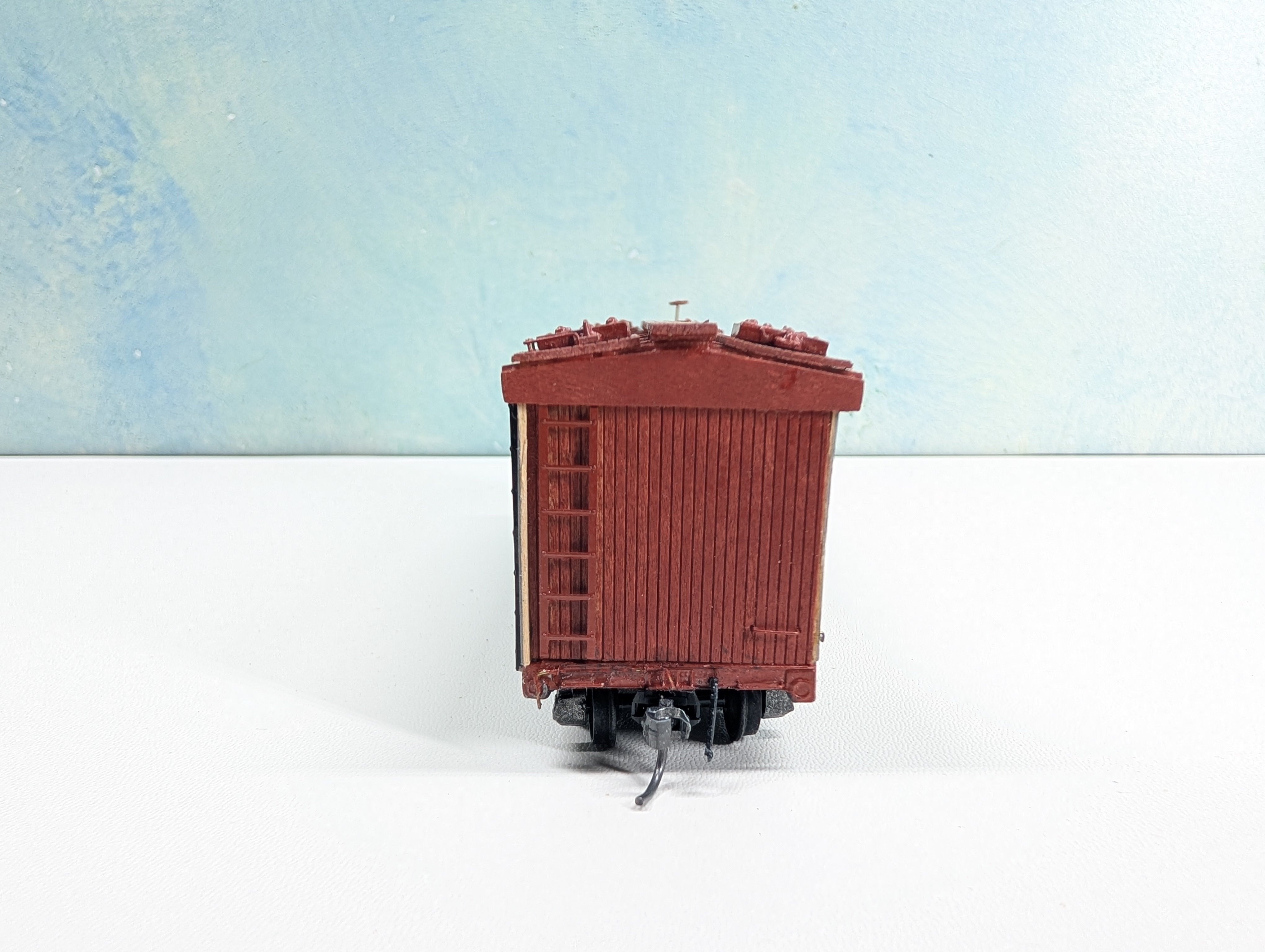 USED HO Scale Real Wood Reefer Hiram Walker and Sons NWX #14495 London Dry Gin