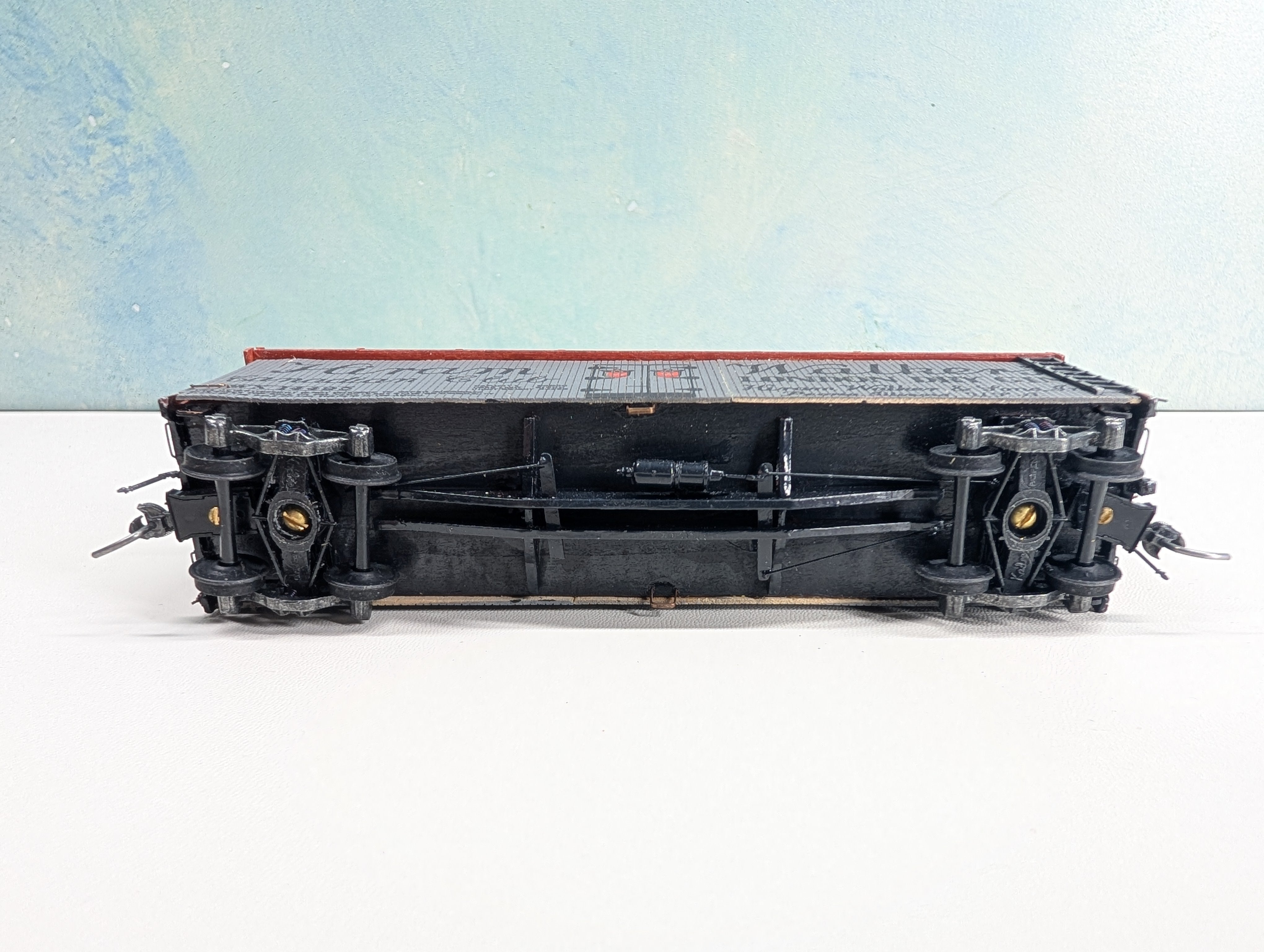 USED HO Scale Real Wood Reefer Hiram Walker and Sons NWX #14495 London Dry Gin